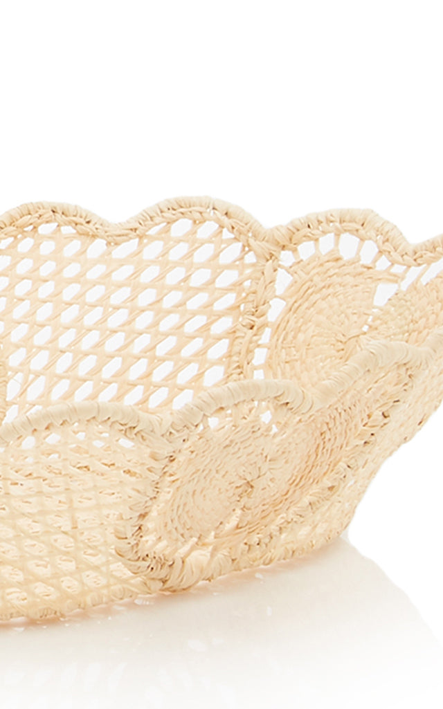 Set-Of-3 Nesting Raffia Bowls