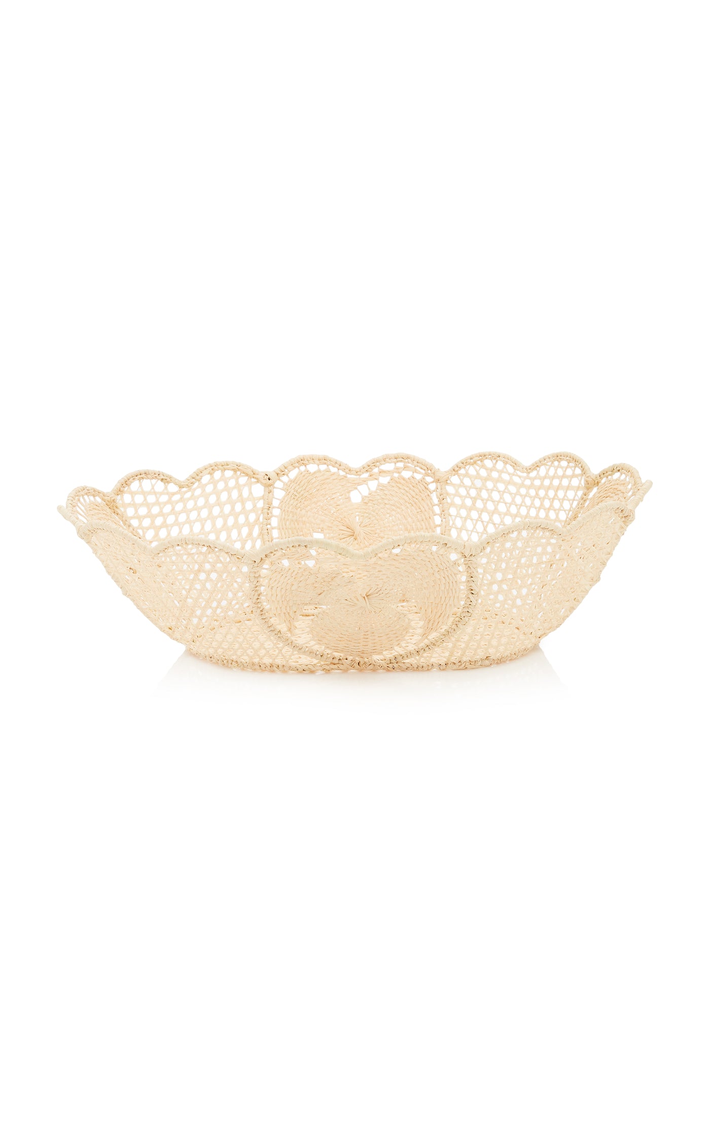 Set-Of-3 Nesting Raffia Bowls