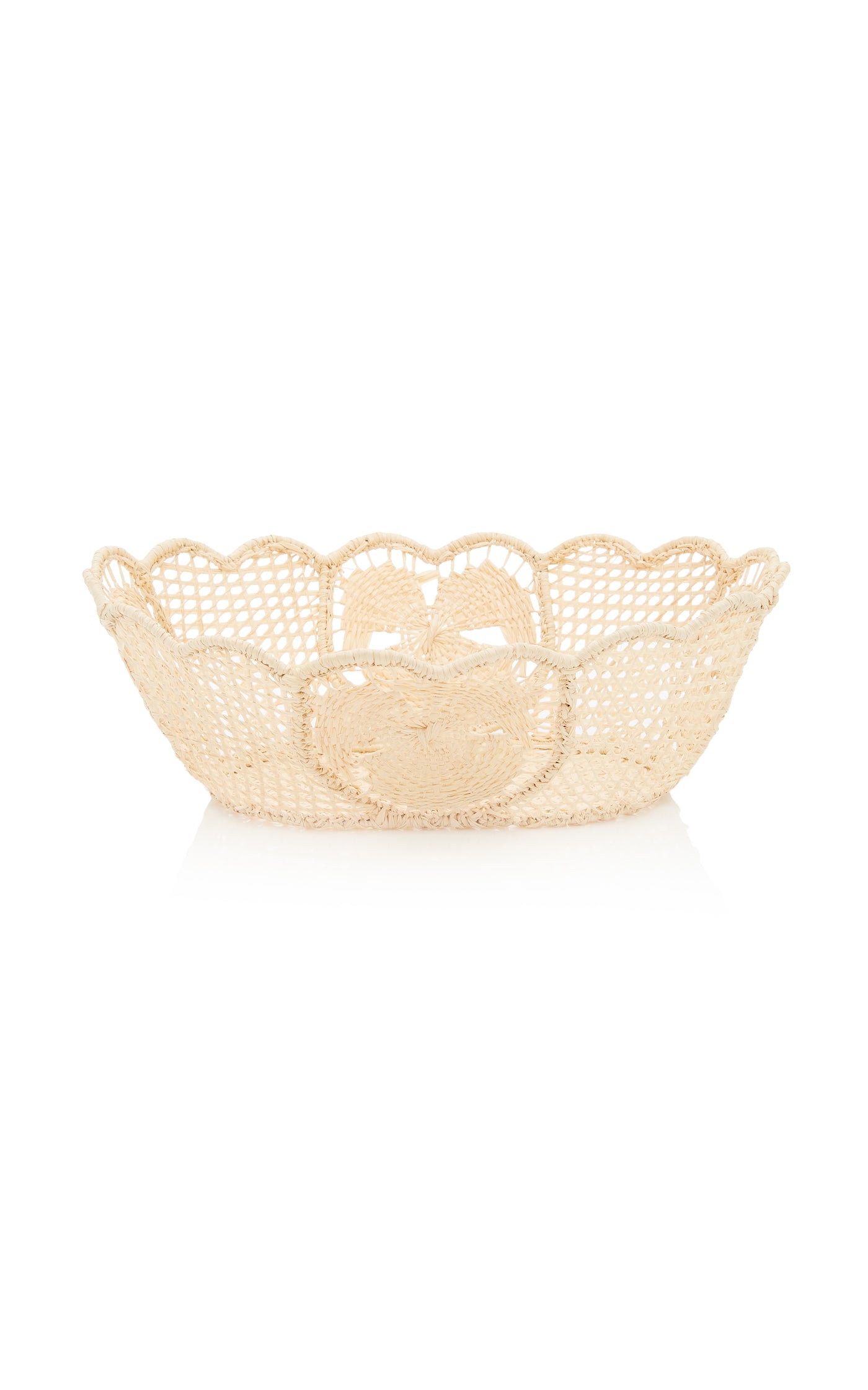 Set-Of-3 Nesting Raffia Bowls