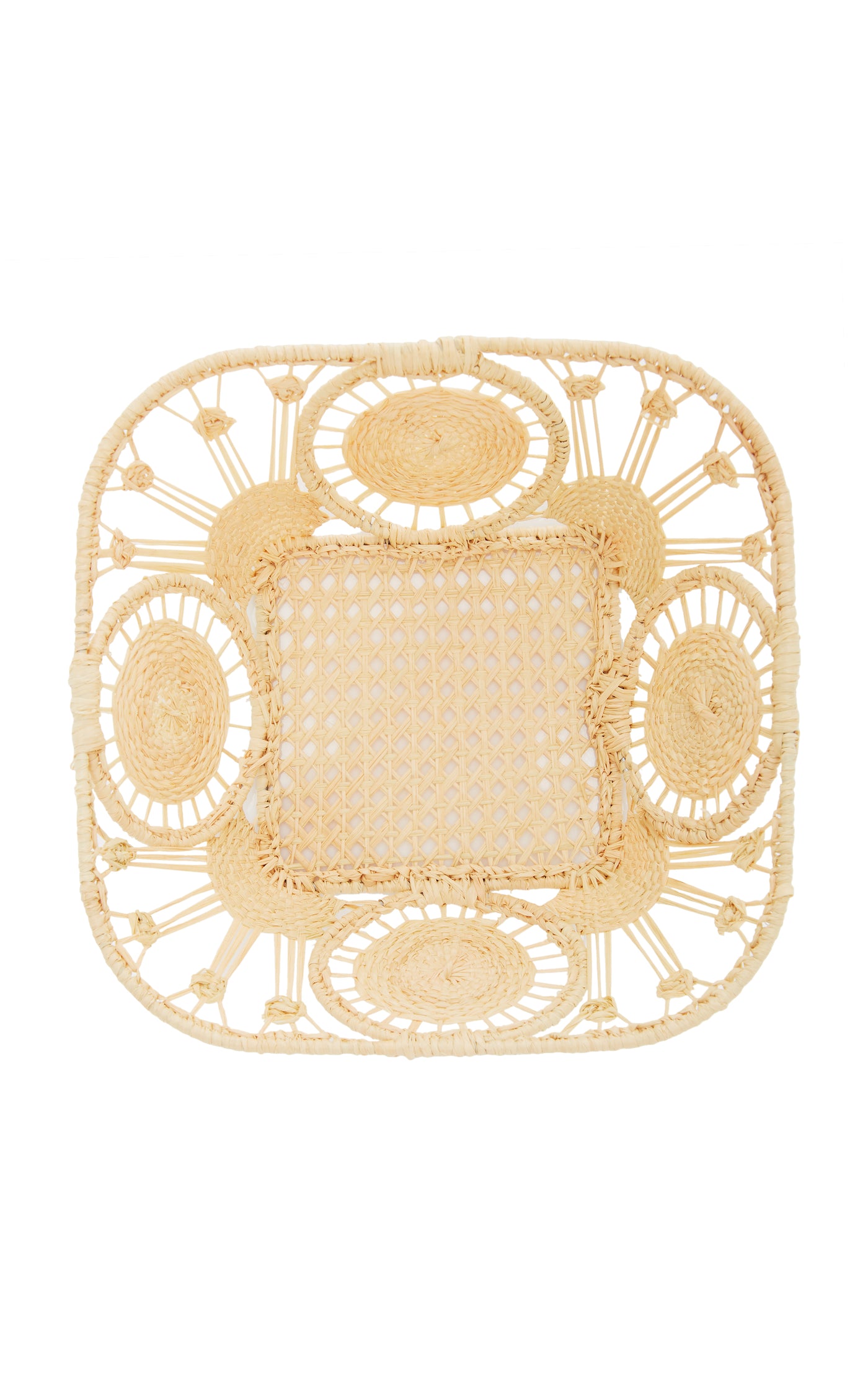 Set-of-4 Raffia Bowls