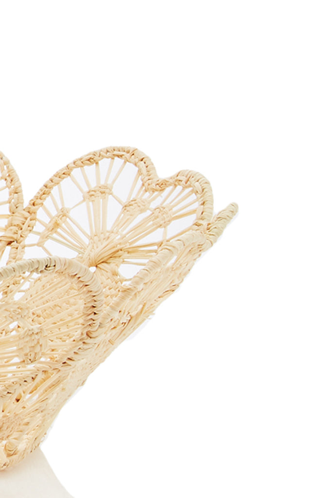Set-of-Two Large Raffia Bowls