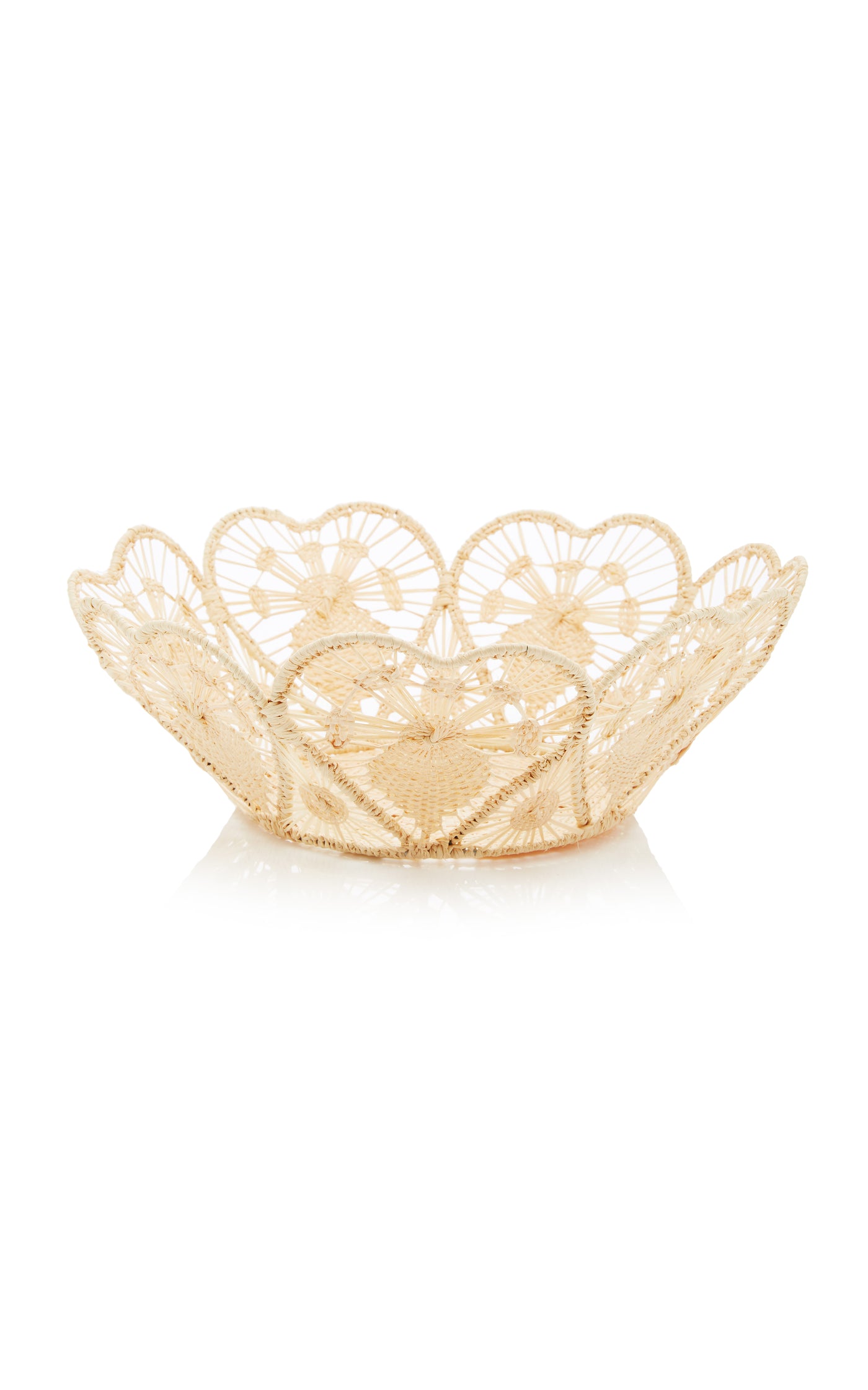 Set-of-Two Large Raffia Bowls