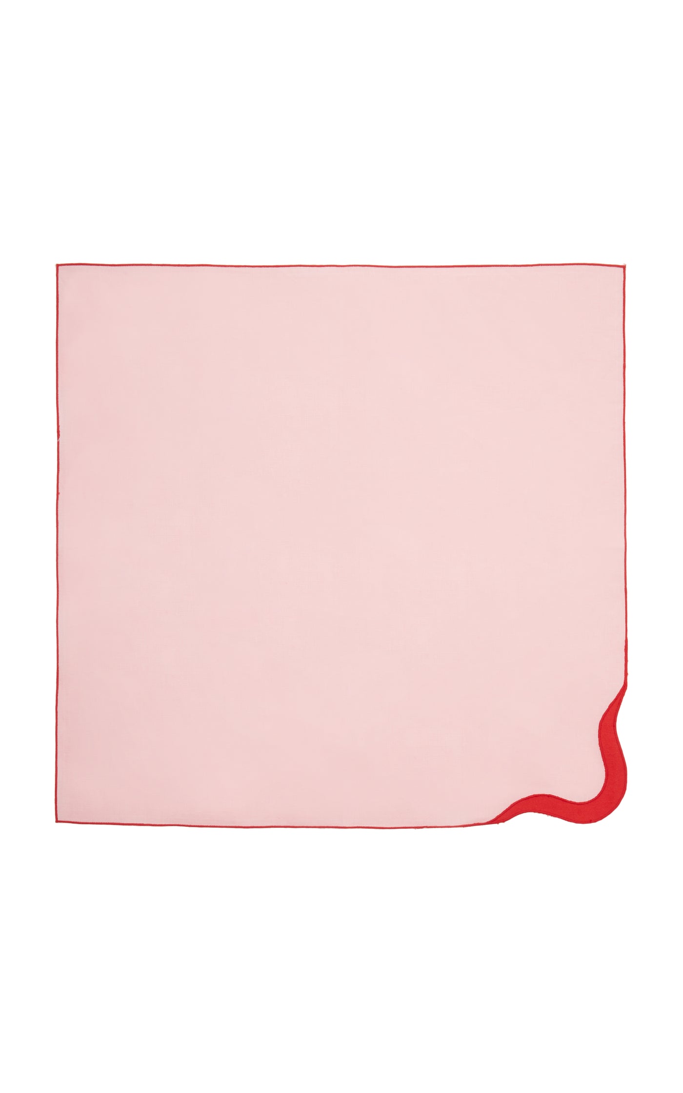 Scalloped Linen Placemat and Napkin Set
