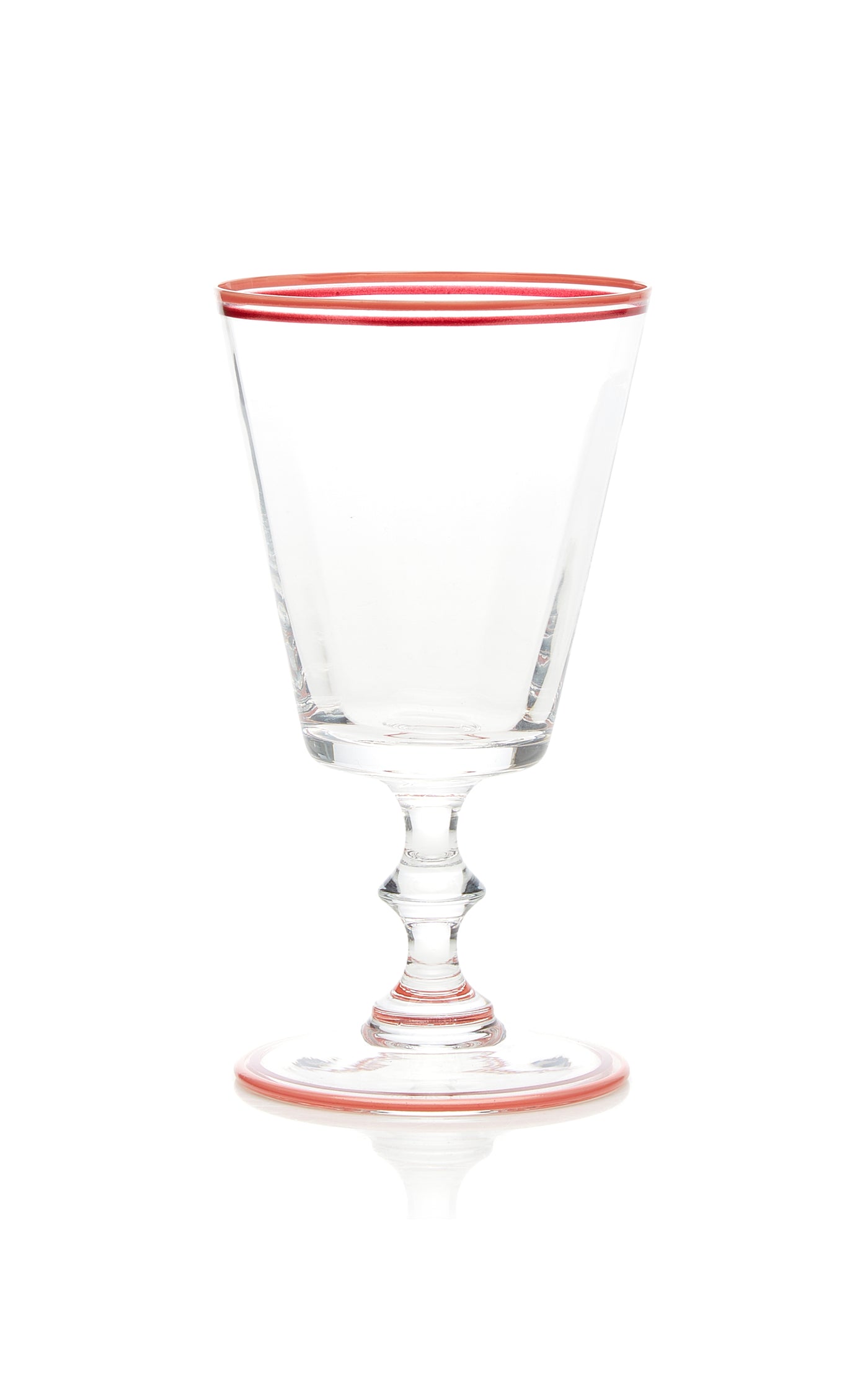 Hand-Painted Double Rim Water Glass