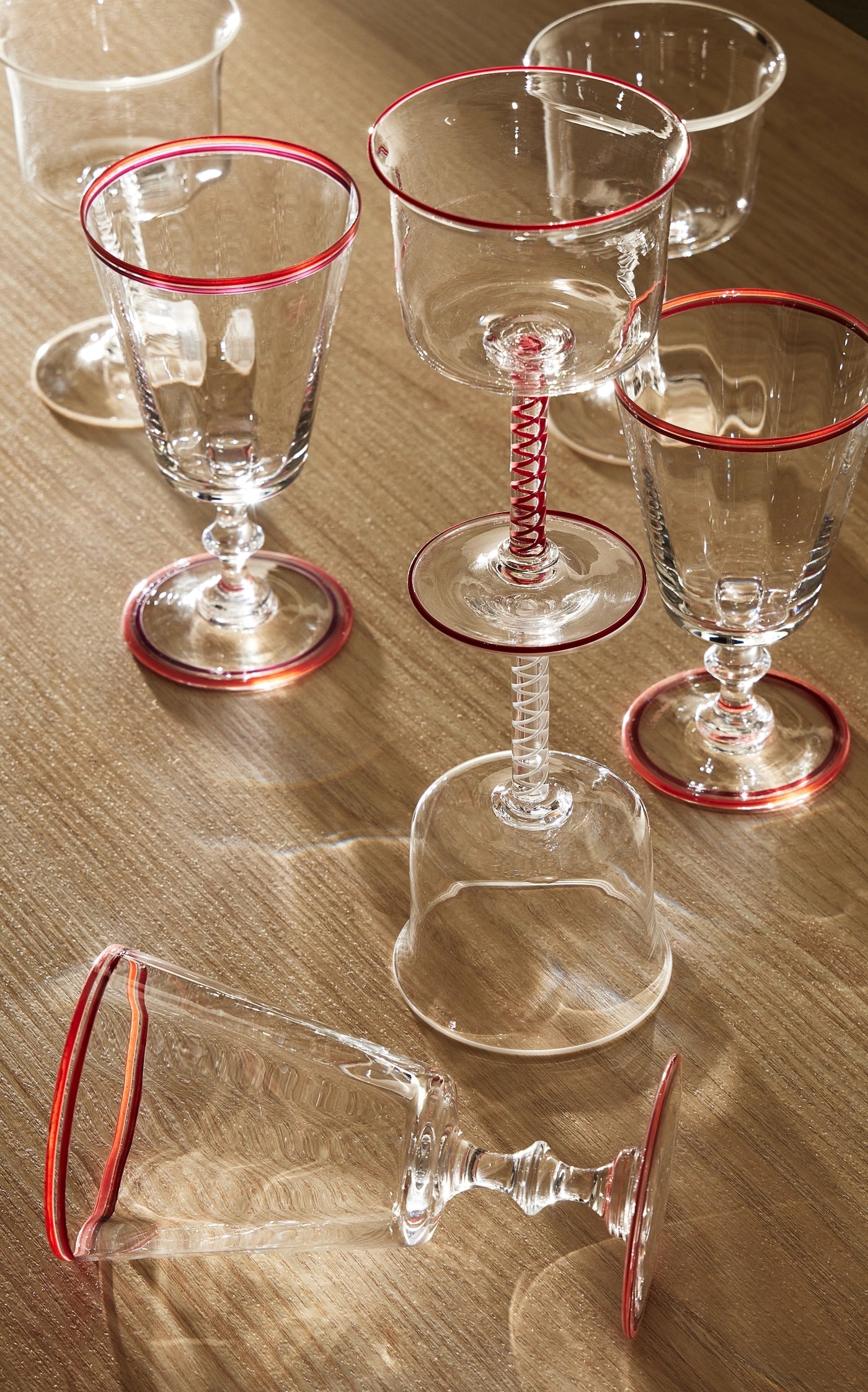 Hand-Painted Double Rim Water Glass