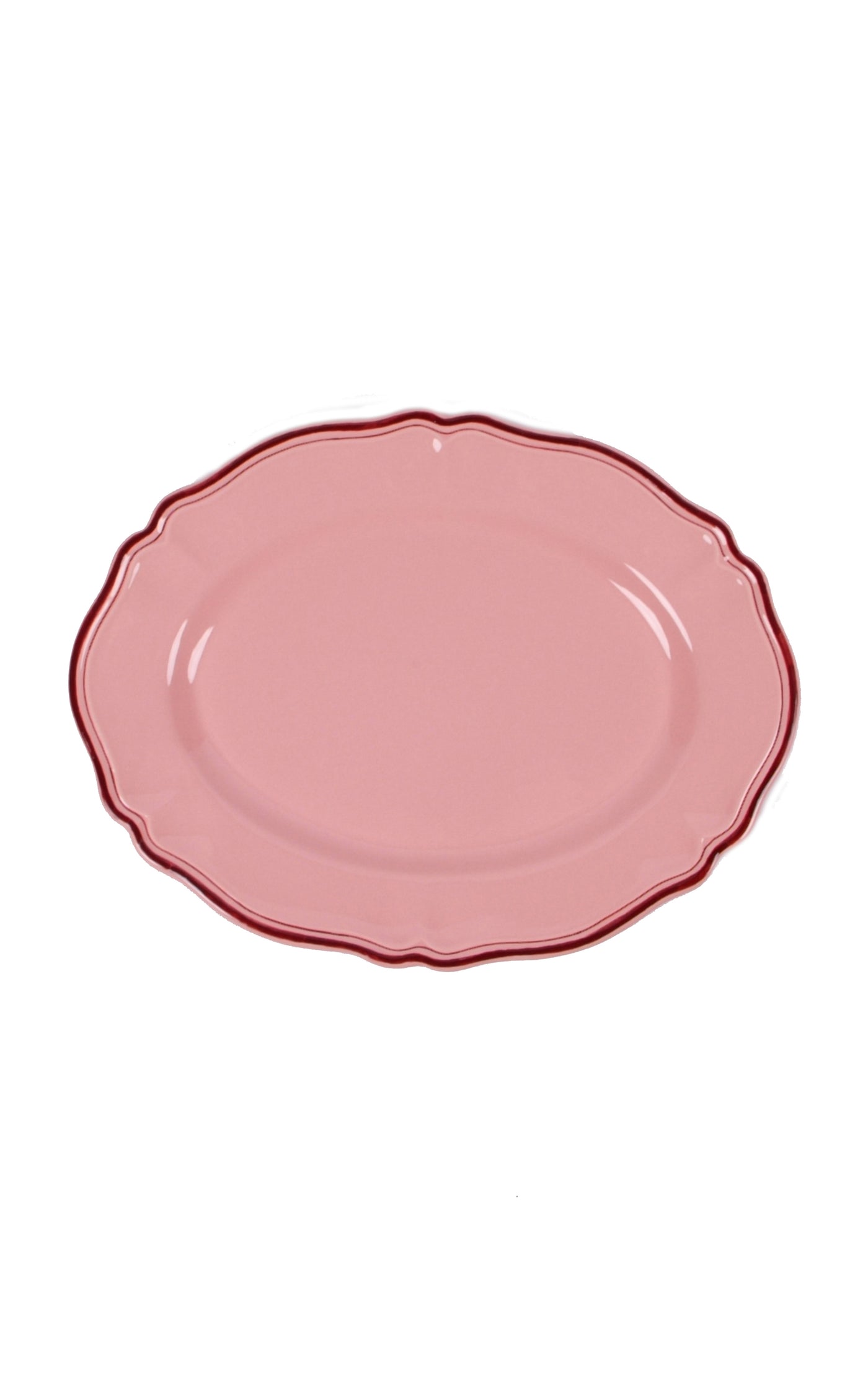 Moda Domus, Hand-painted Ceramic Serving Plate