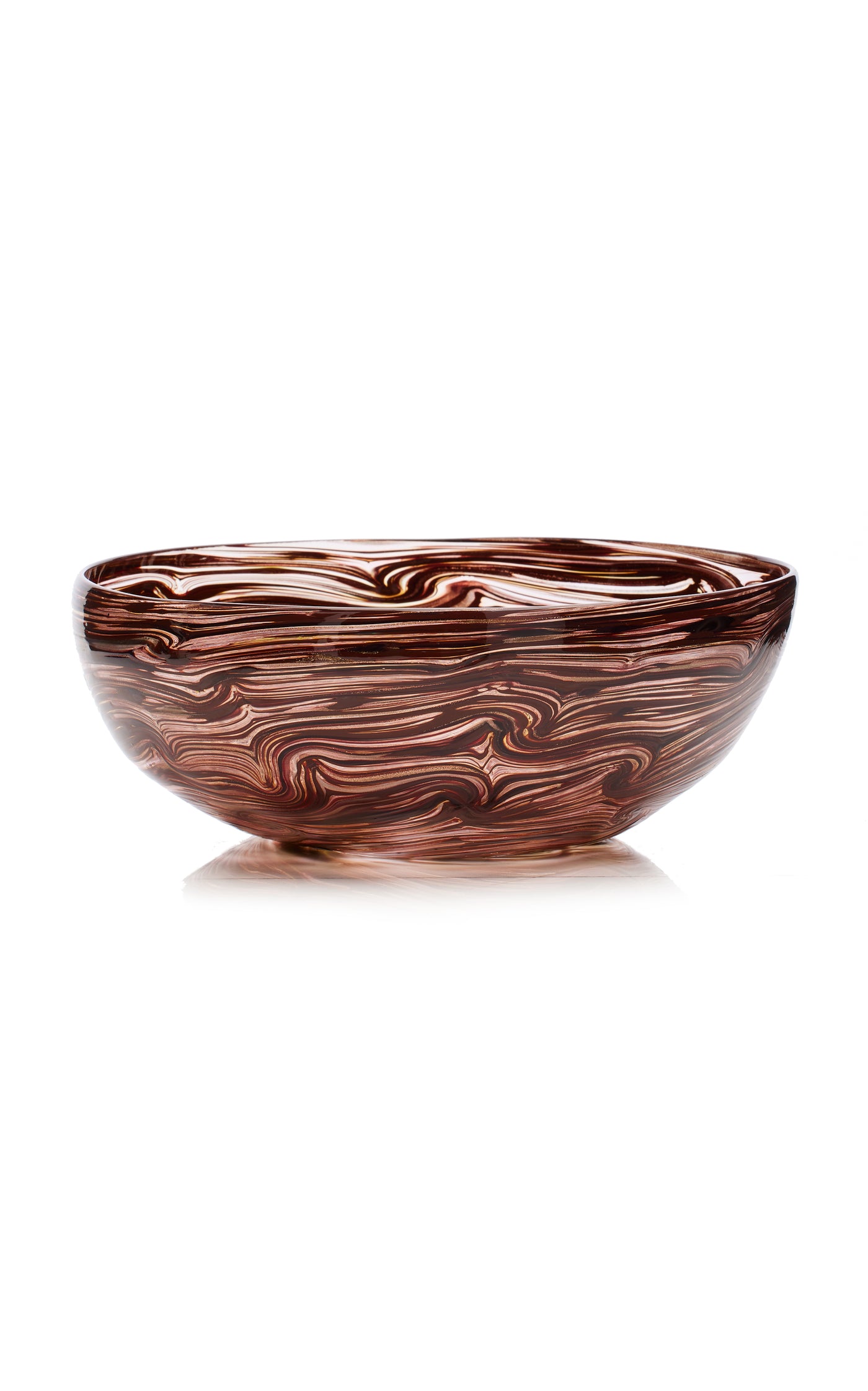Calcedonio Glass Salad Bowl