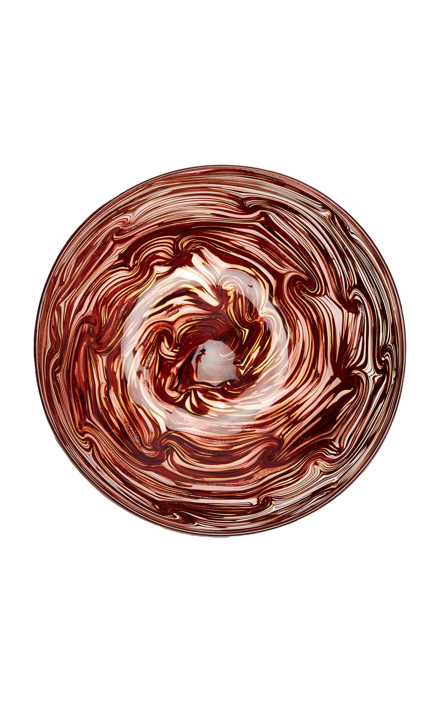 Calcedonio Glass Salad Bowl