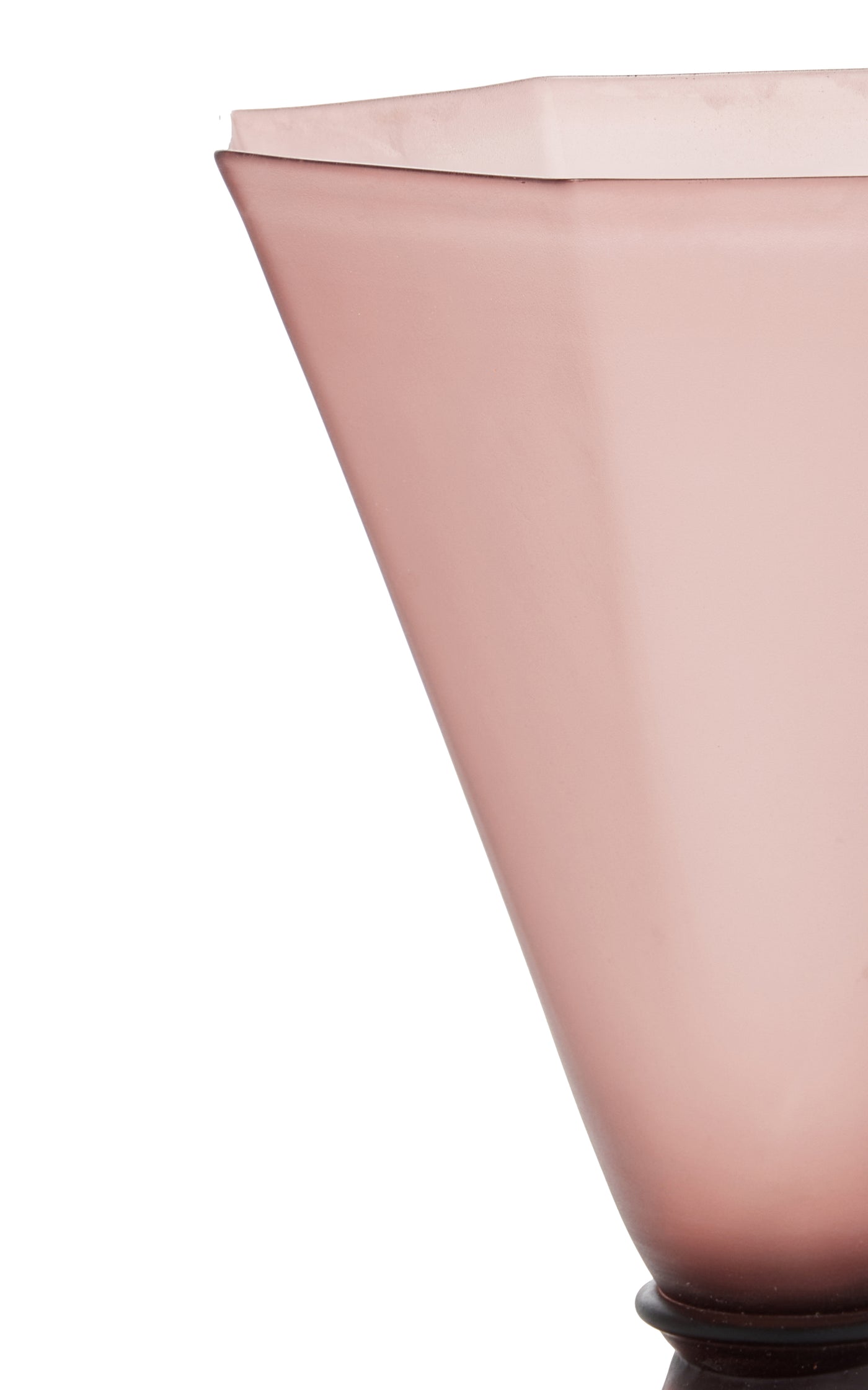 Set-Of-Three Amethyst-Frosted Glasses