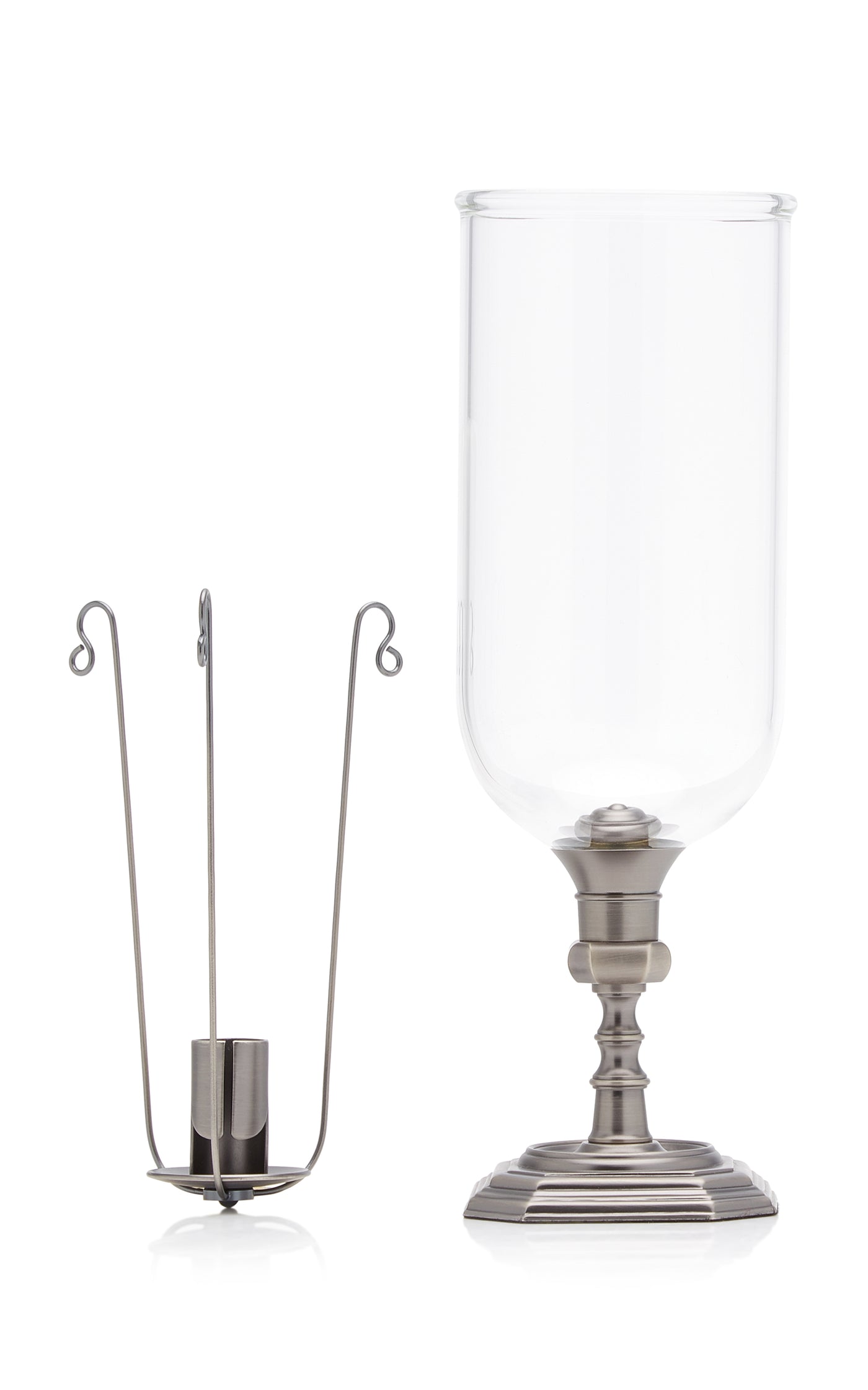 Glass Photophore with Candle Holder
