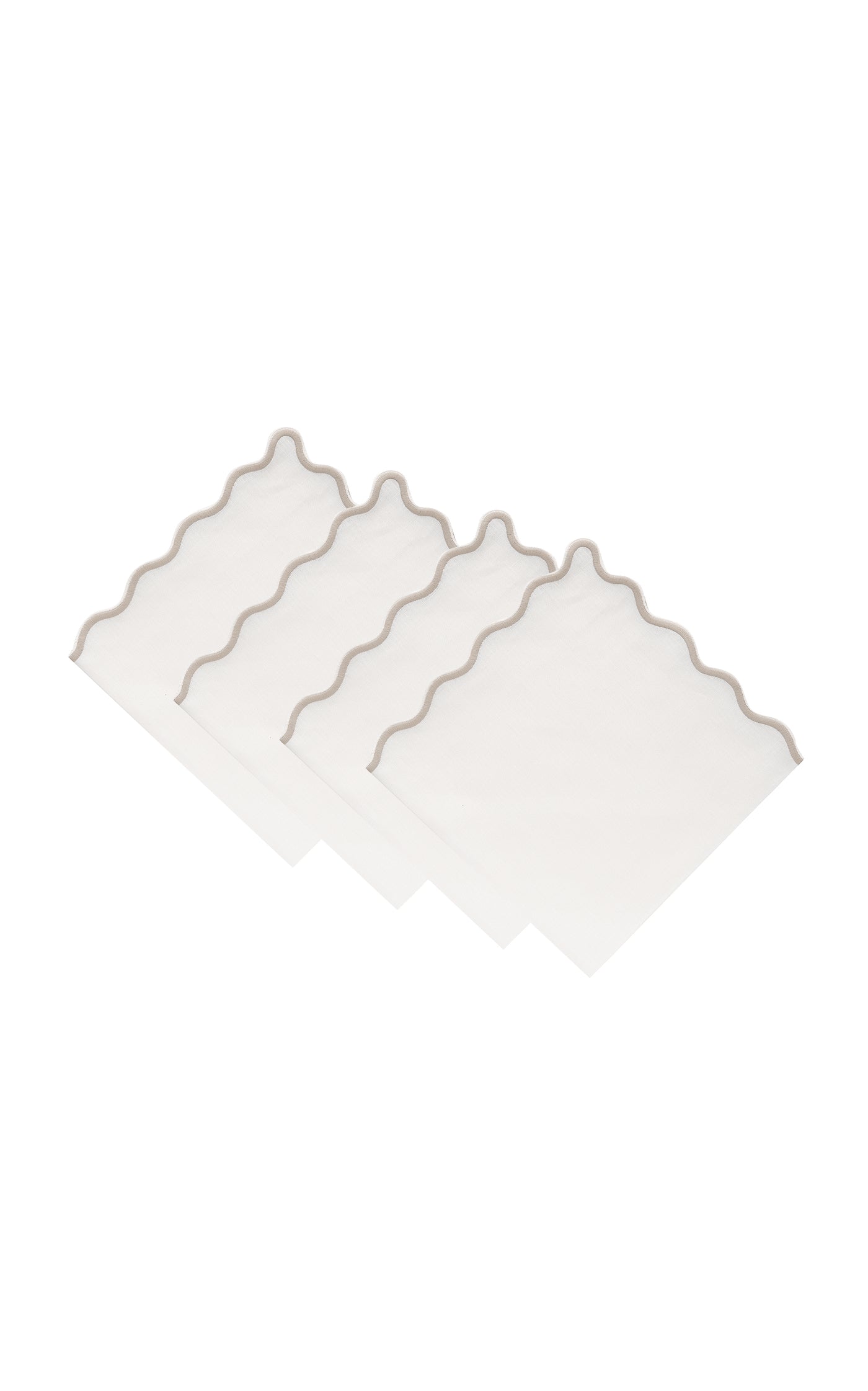 Set-of-Four Handcrafted Linen Napkins