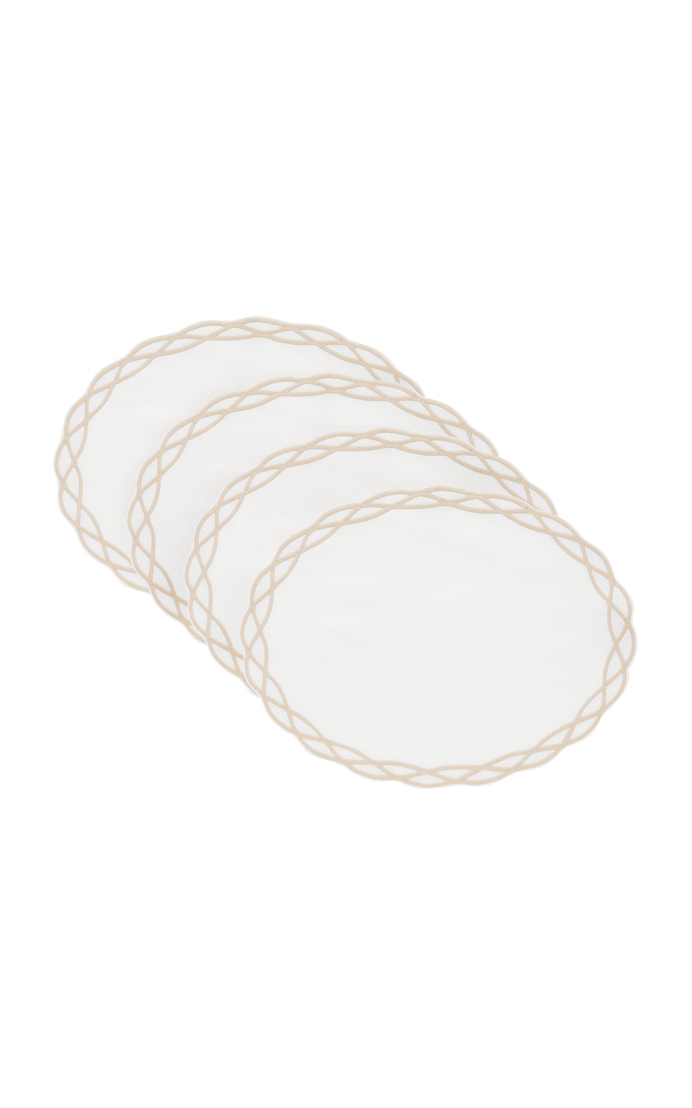 Set-of-Four Handcrafted Linen Placemats