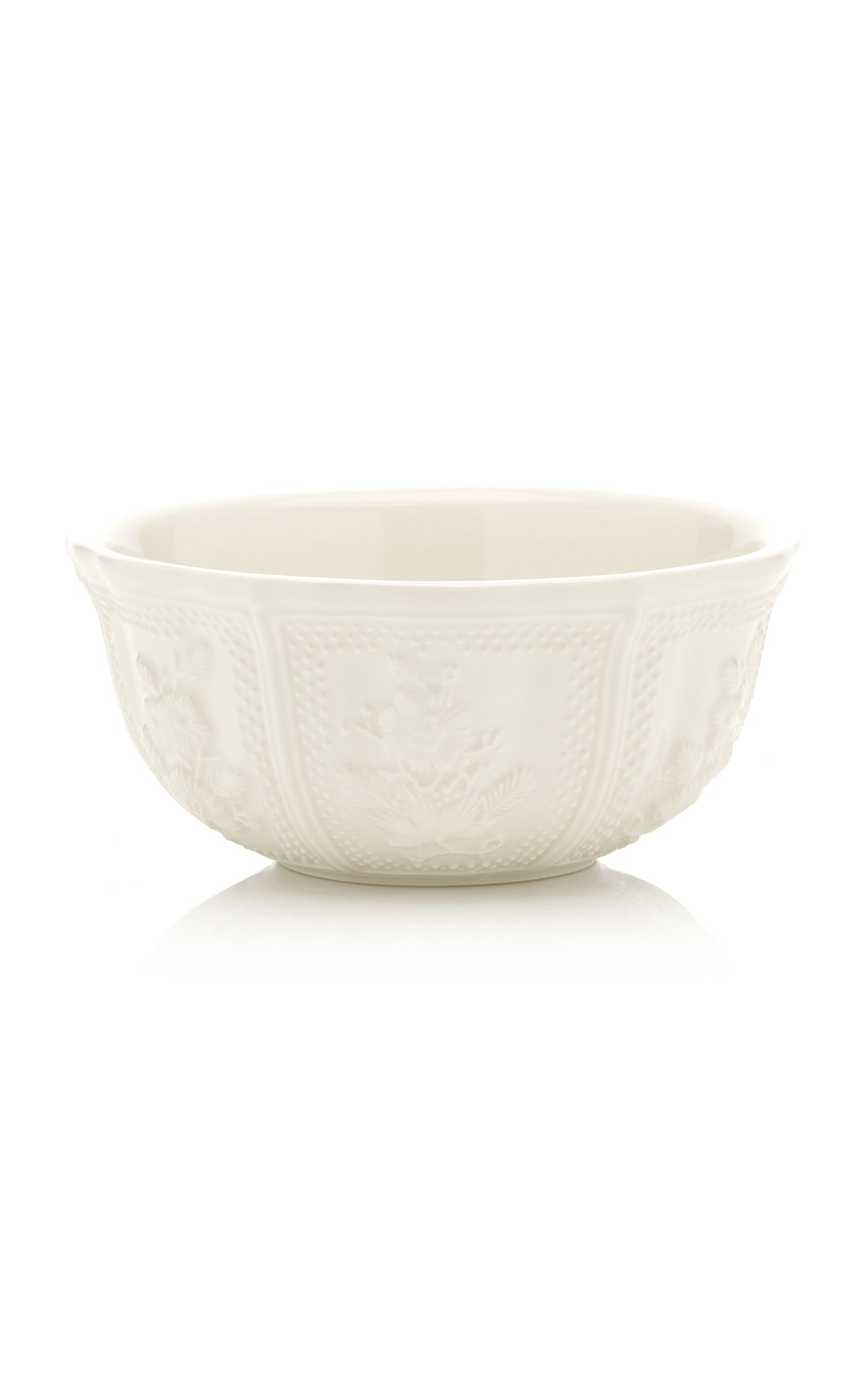 Set-of-Four Relief Earthenware Small Bowls