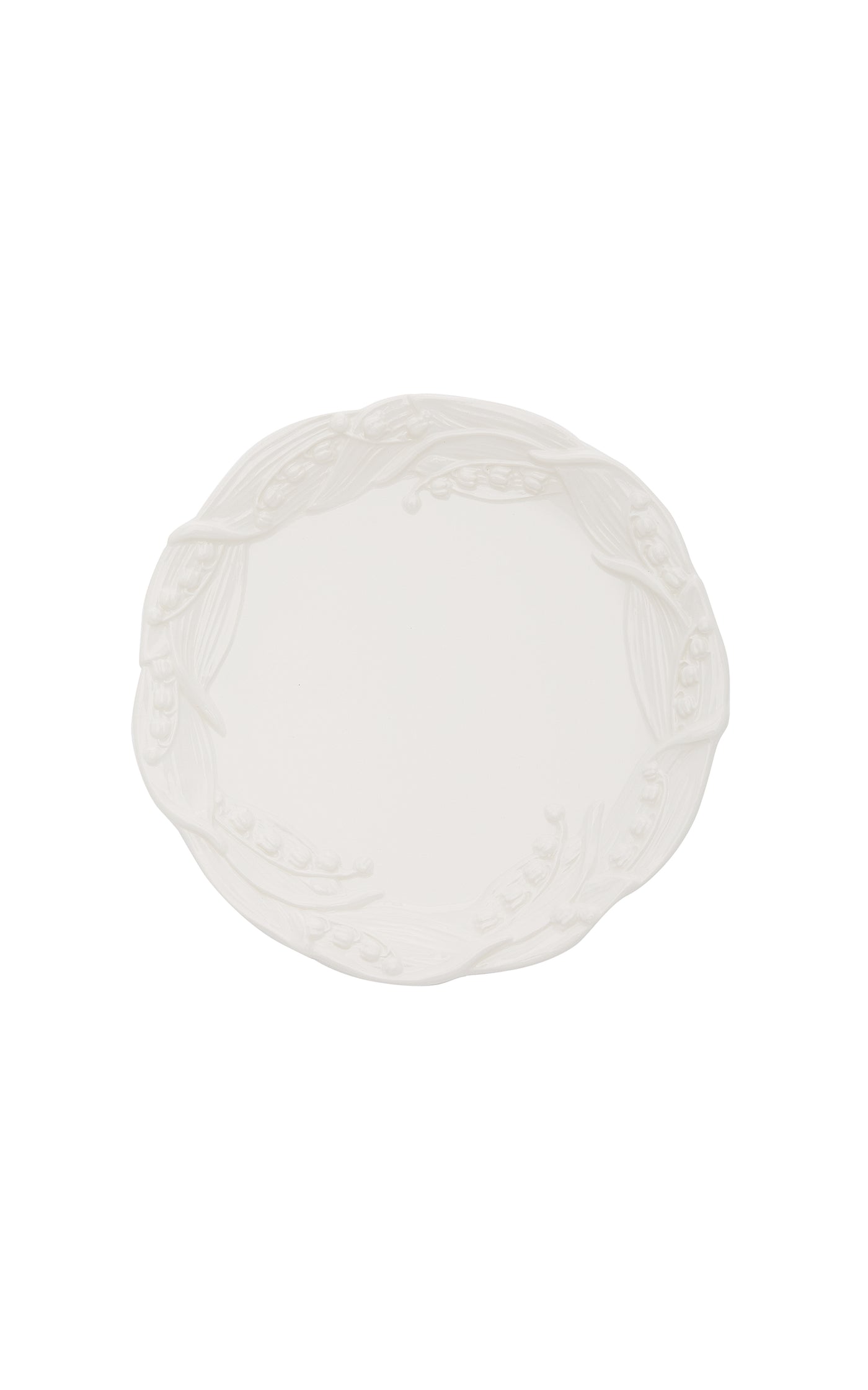 Set of 6 Lily Of The Valley Ceramic Salad Plates