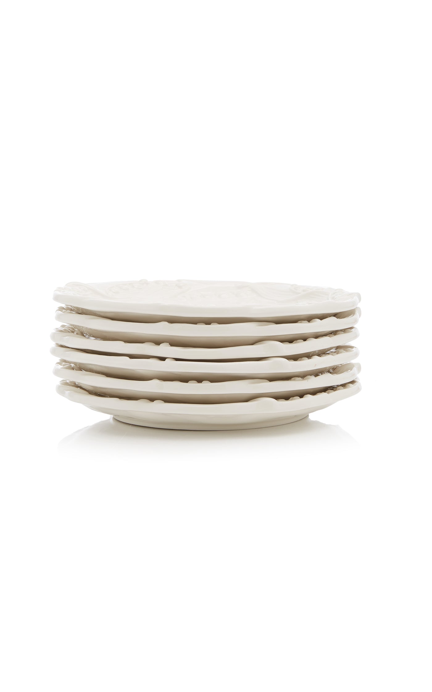 Set of 6 Lily Of The Valley Ceramic Salad Plates