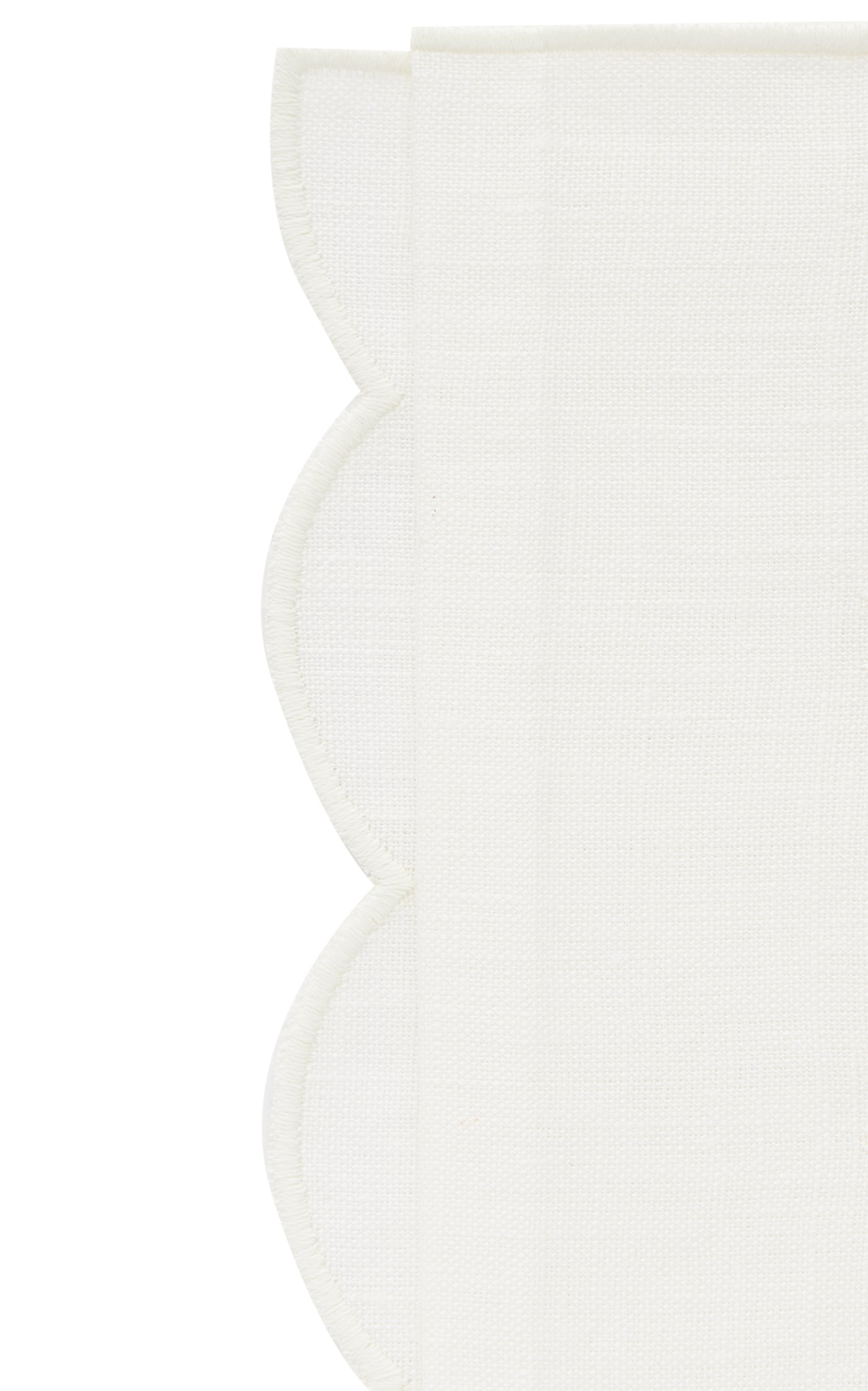 Set-of-Four Handcrafted Linen Cocktail Napkins