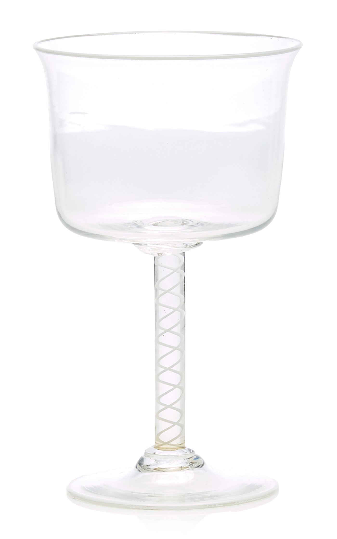 Spiral Stemmed Glass