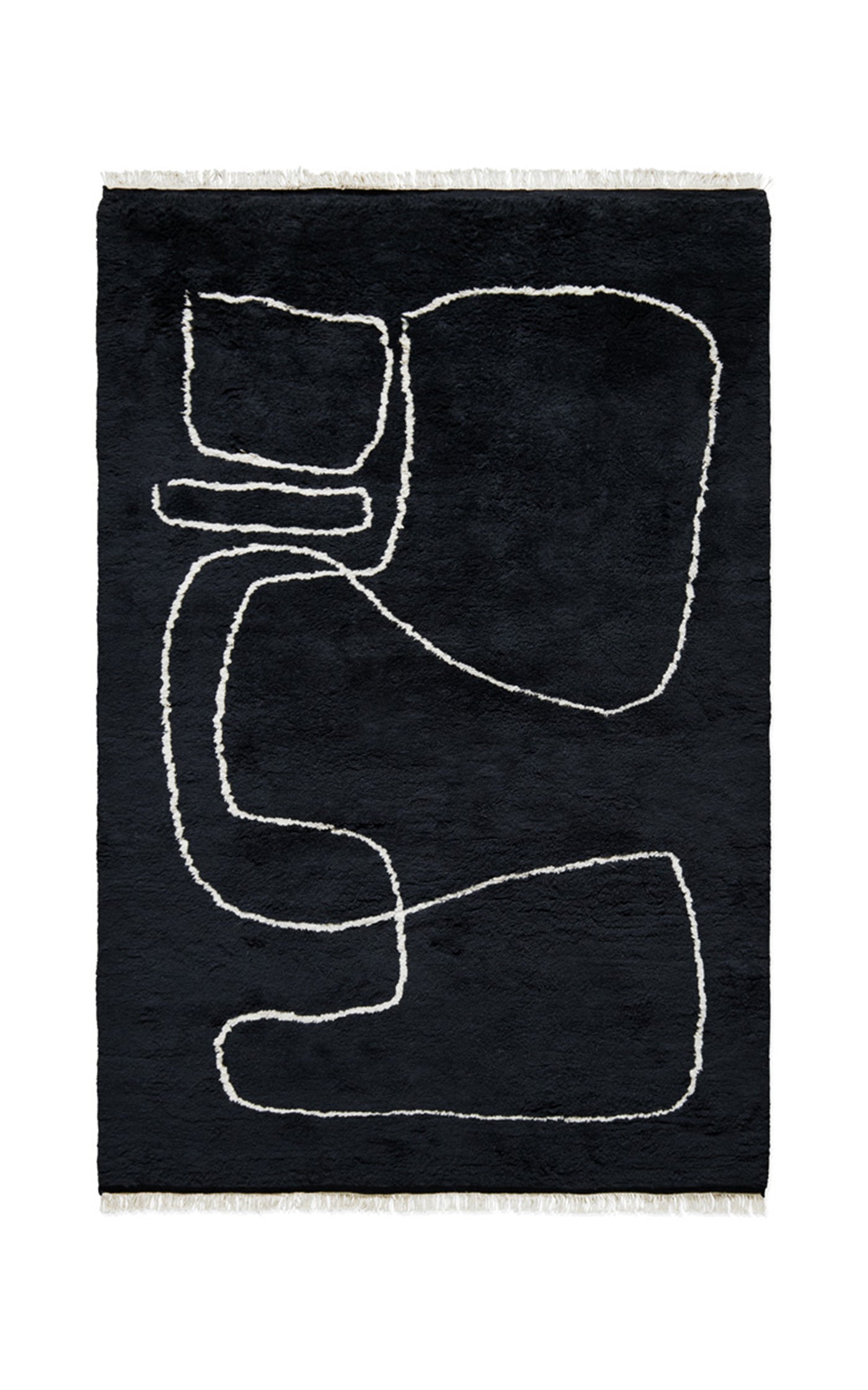 Connection Shaggy Area Rug, Size 6' X 9'