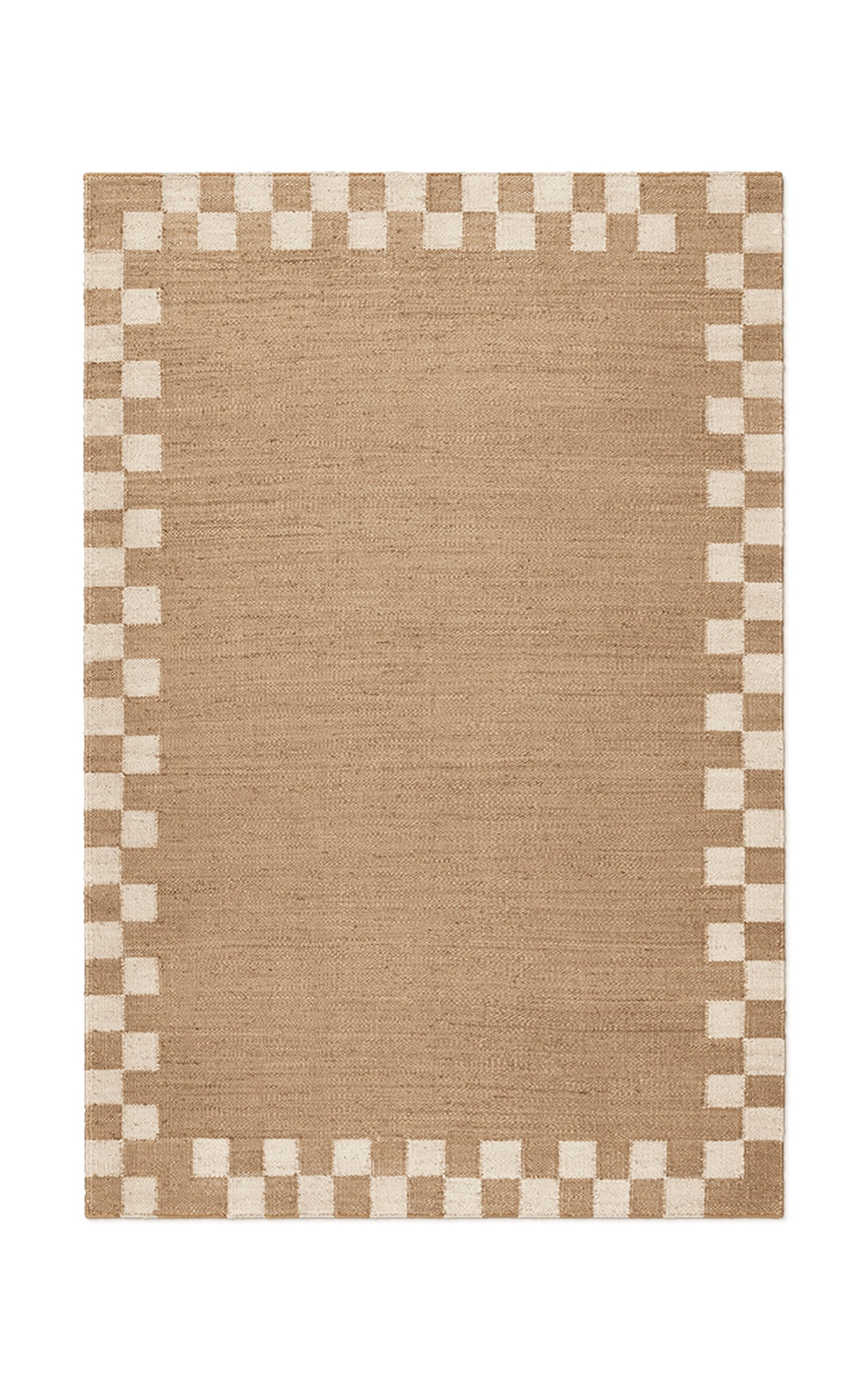 Jute Border Area Rug, 6' X 9'