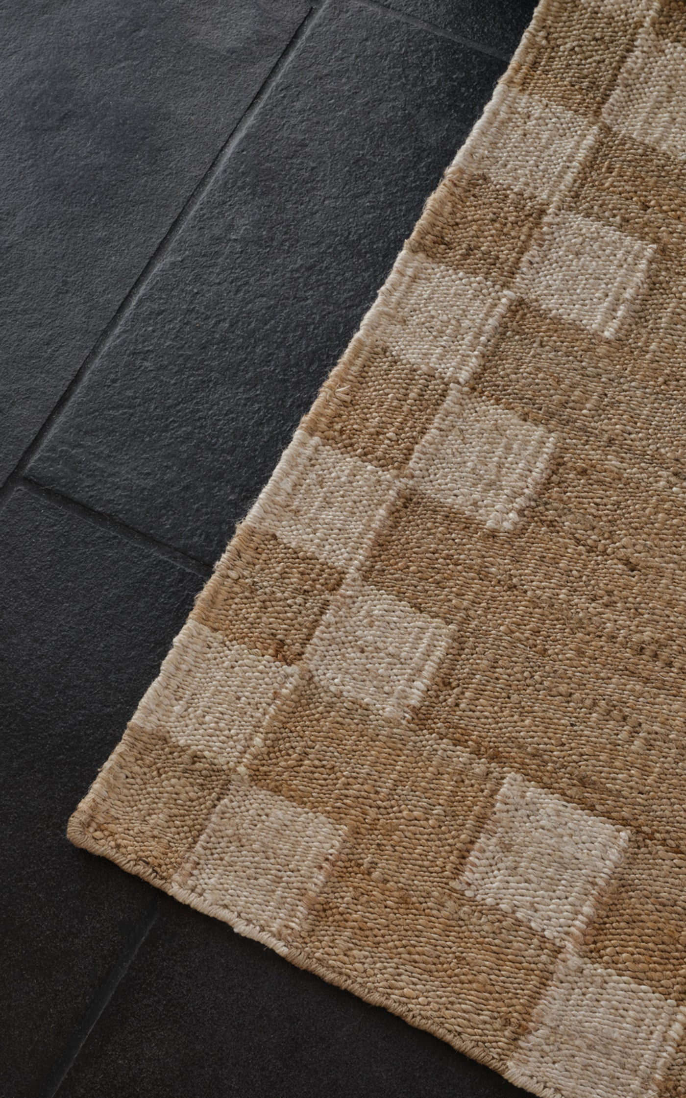 Jute Border Area Rug, 6' X 9'