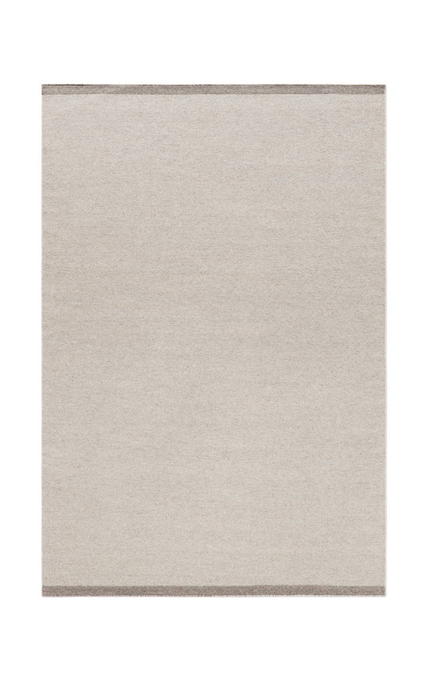 Zero by Nordic Knots, Flatweave Area Rug in Warm Gray, Size 2.5' X 9'