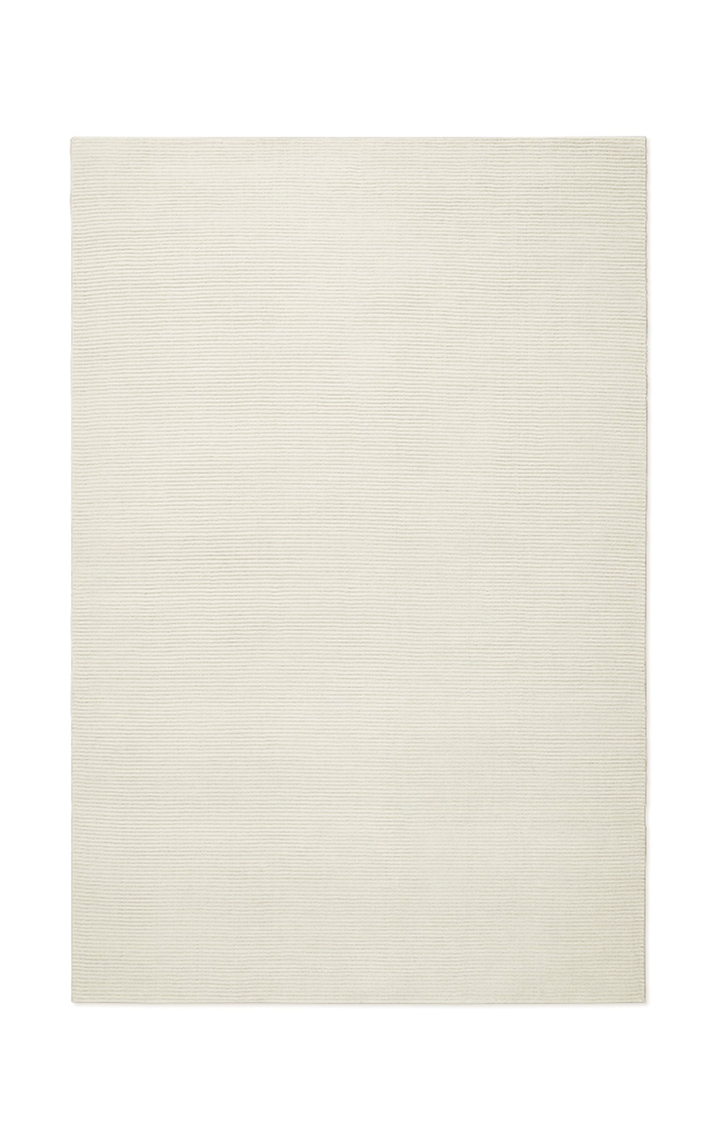 Park by Nordic Knots, Hand Loomed Area Rug in Dusty White, Size 8' X 10'