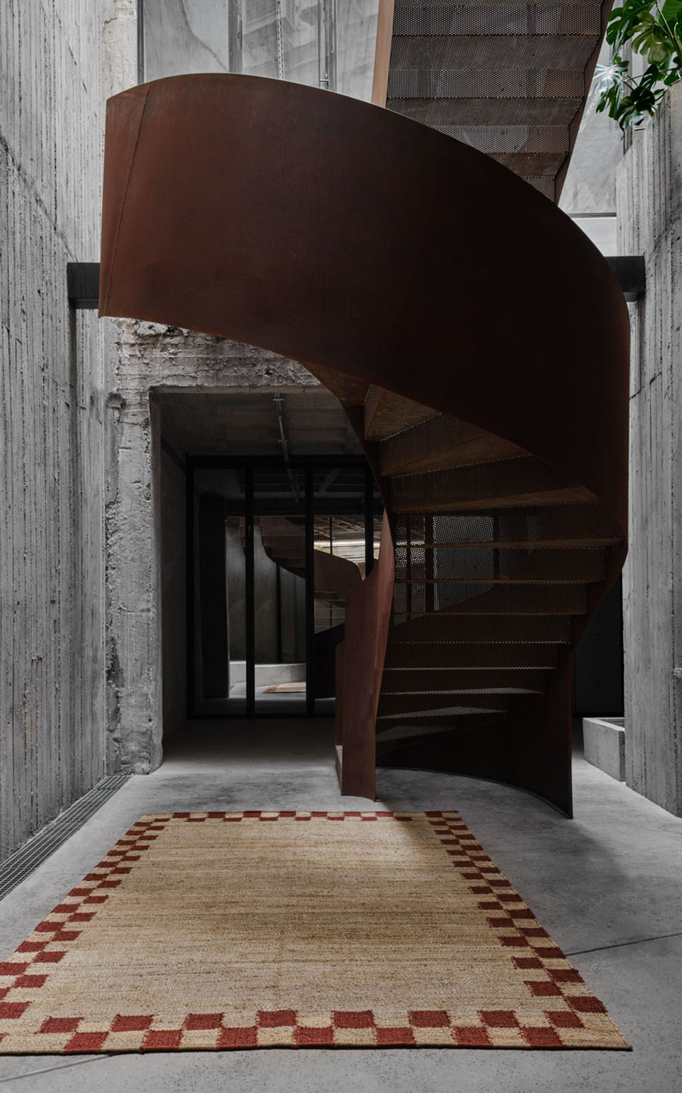 Jute Border Area Rug, 5' X 8'