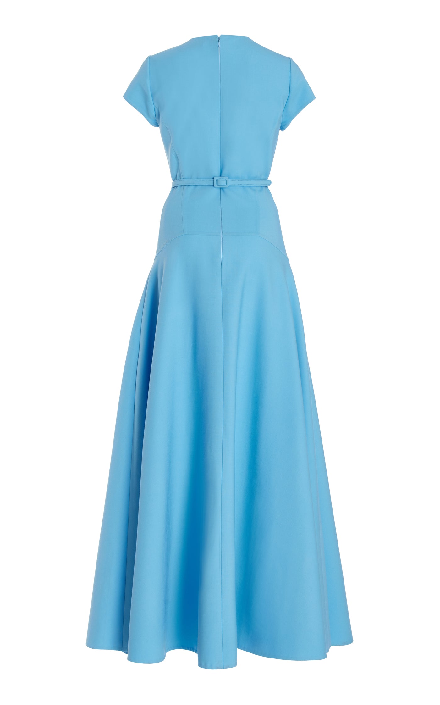 Jewel-Embellished Wool Maxi Dress