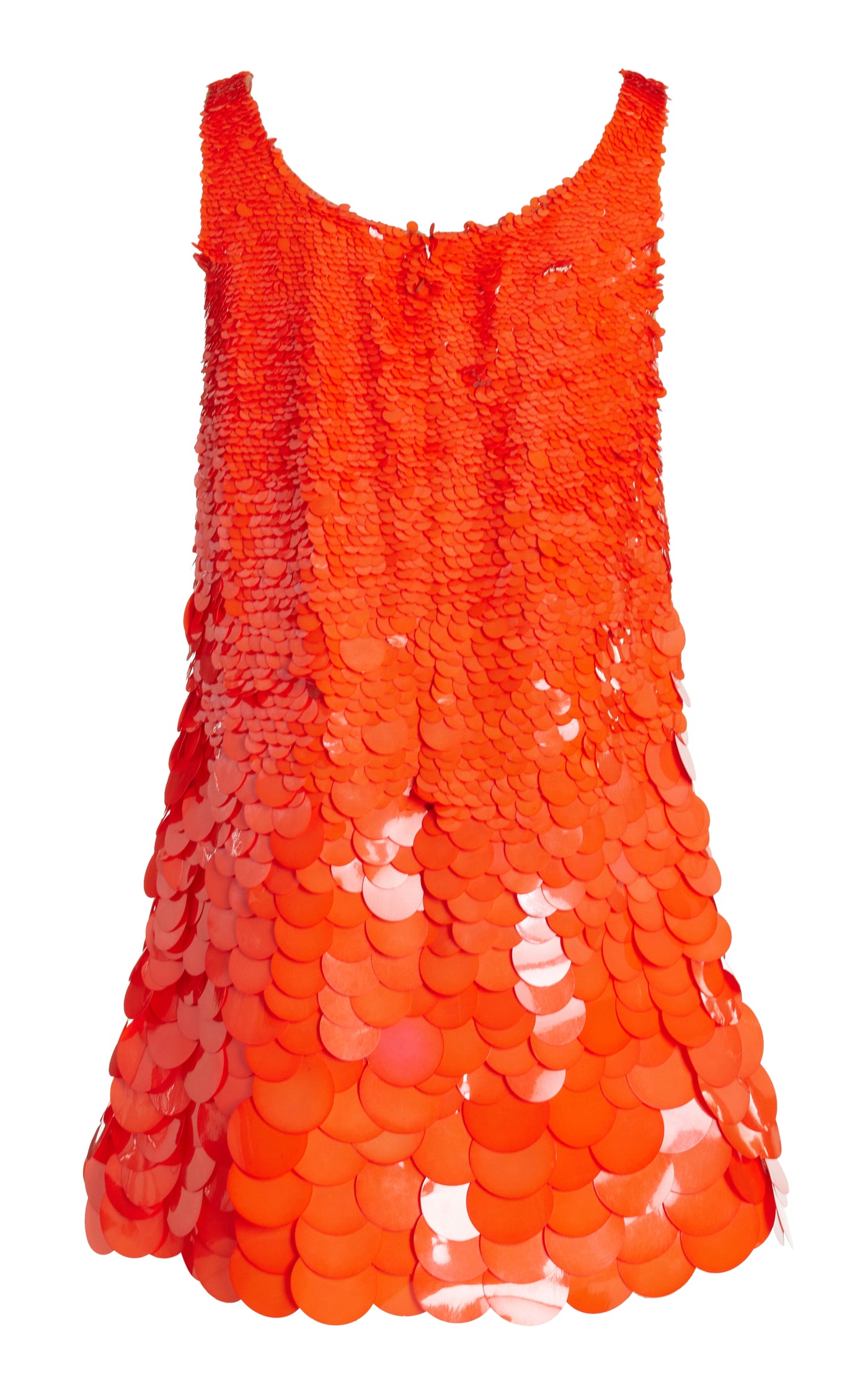 Paillette-Sequined Mini Dress