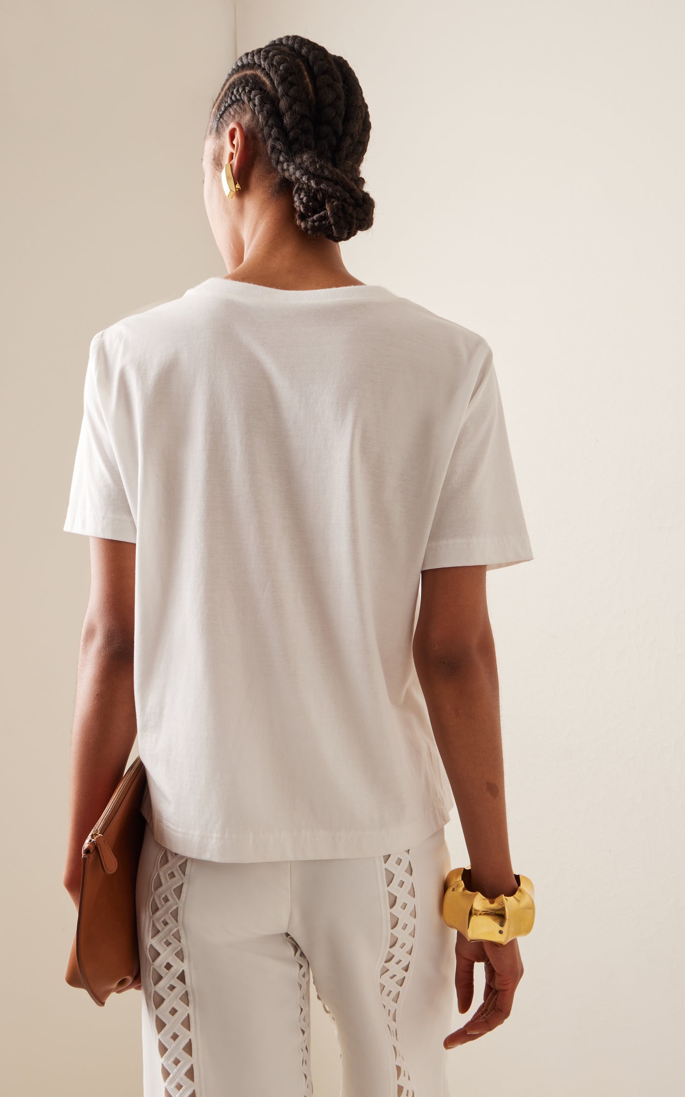 Embroidered Cotton Tee