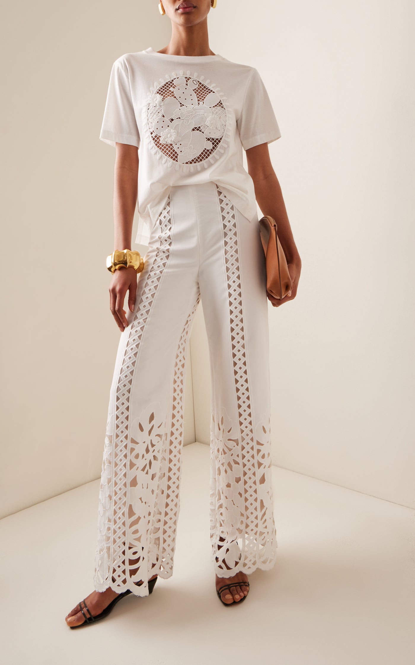 Embroidered Cotton Tee