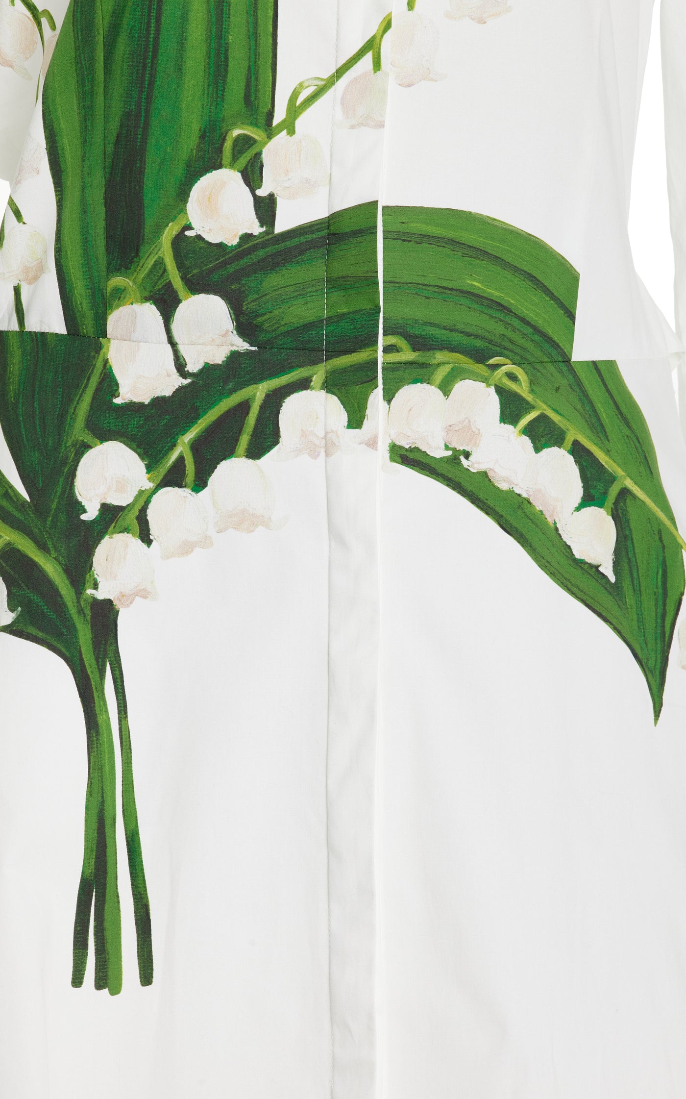Lily Of The Valley Cotton Poplin Maxi Dress