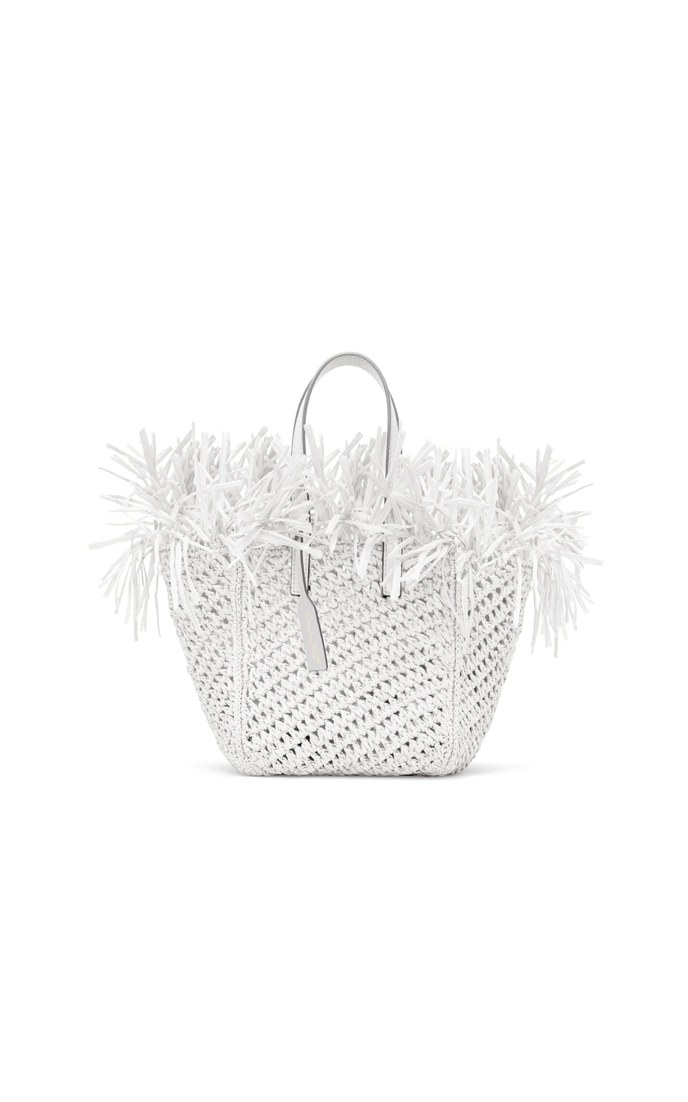 Small Raffia Square Tote