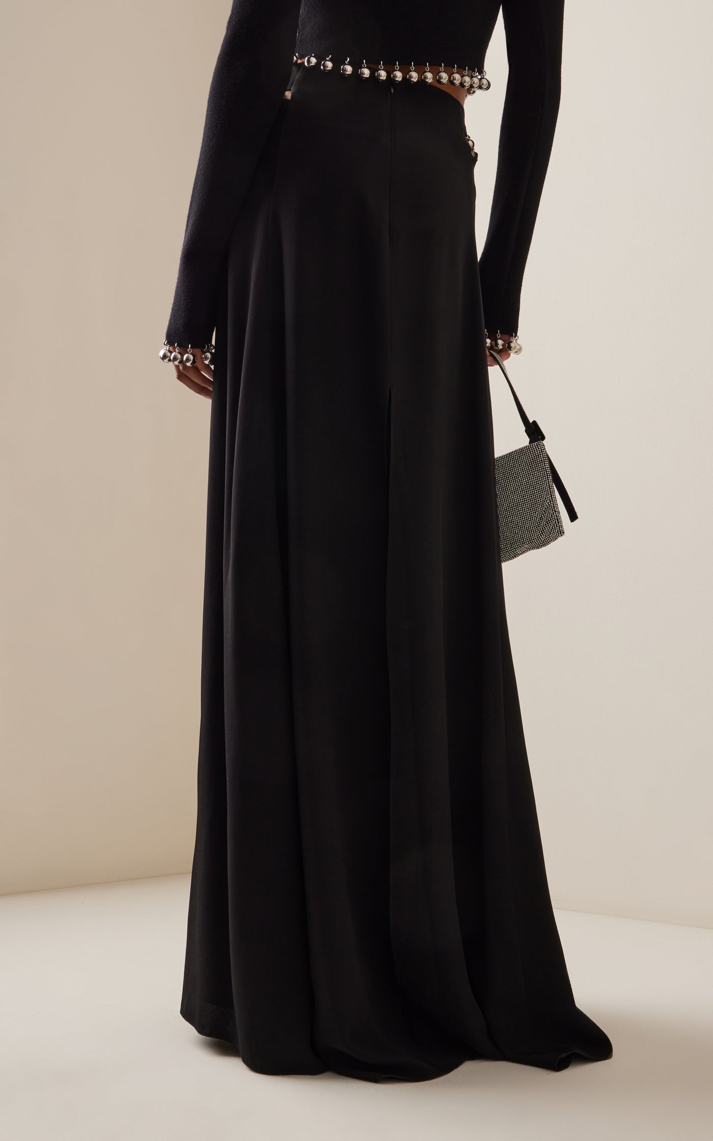 Embellished Maxi Skirt