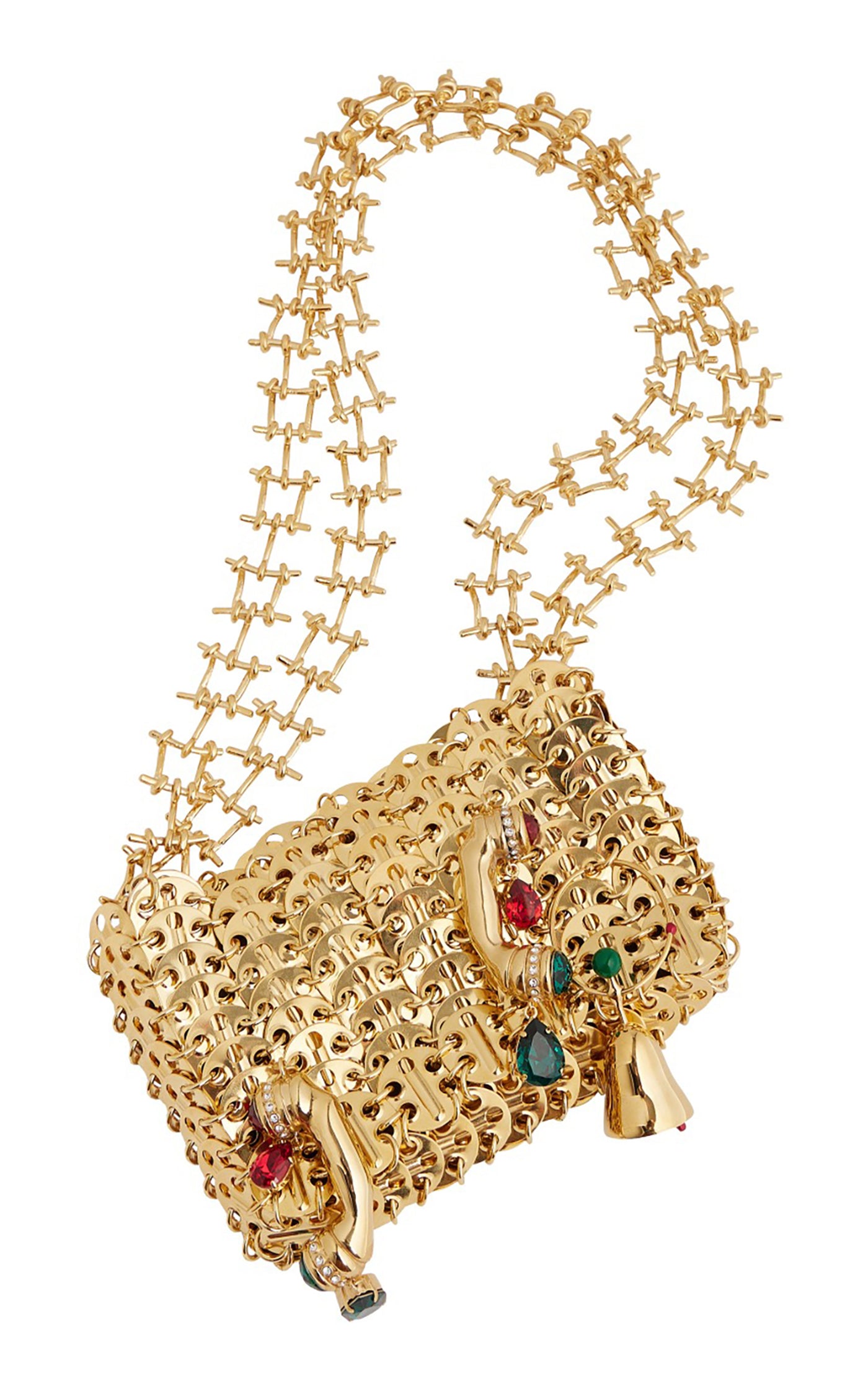 1969 Nano Gold-Tone Embellished Bag