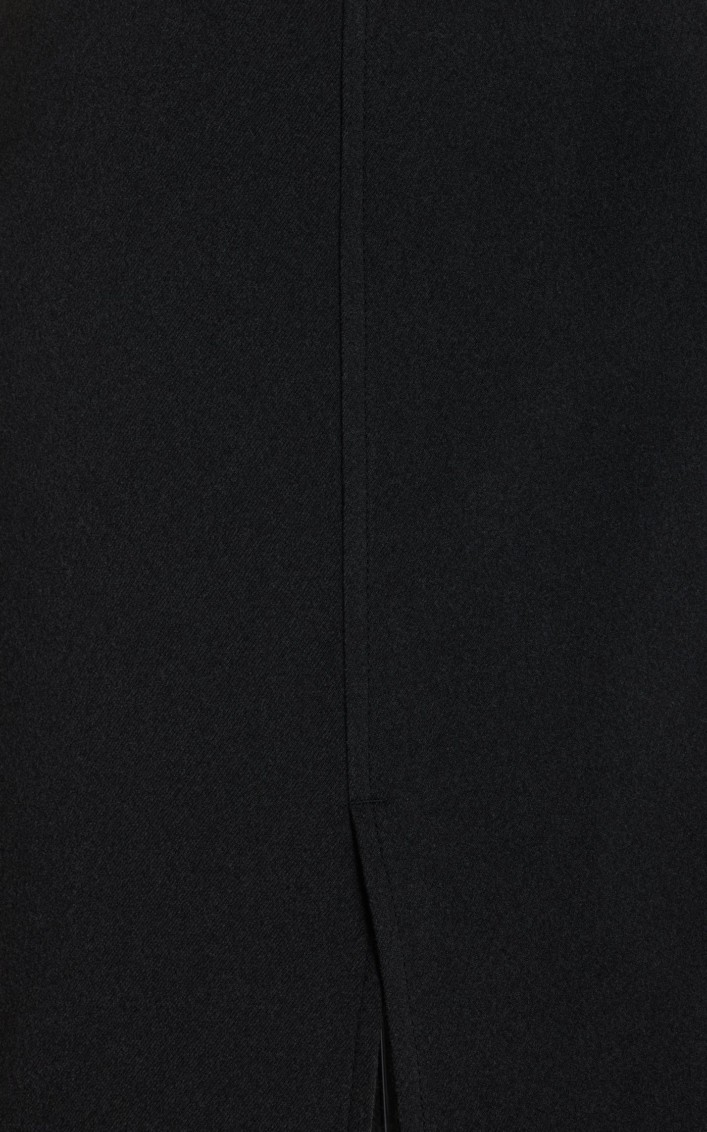 Split Crepe Midi Skirt