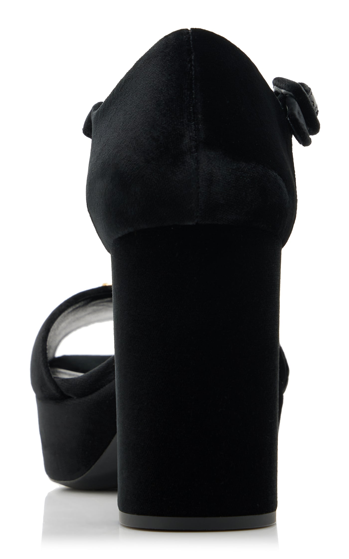 Velvet Platform Sandals