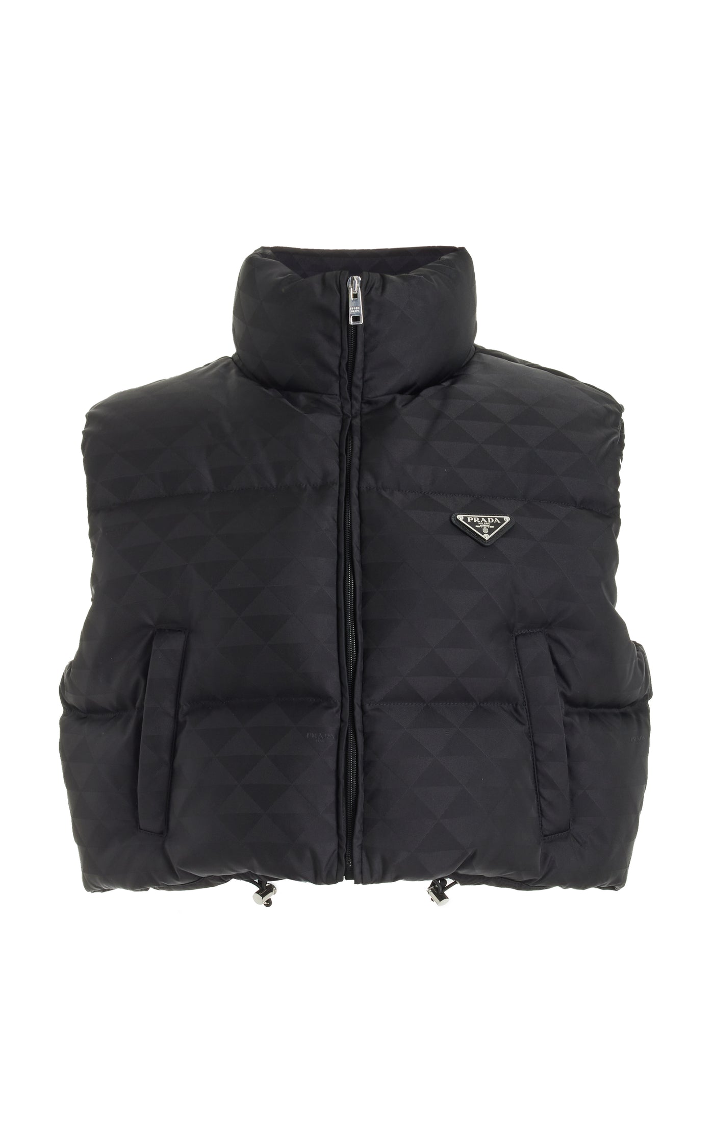 Re-Nylon Cropped Puffer Vest