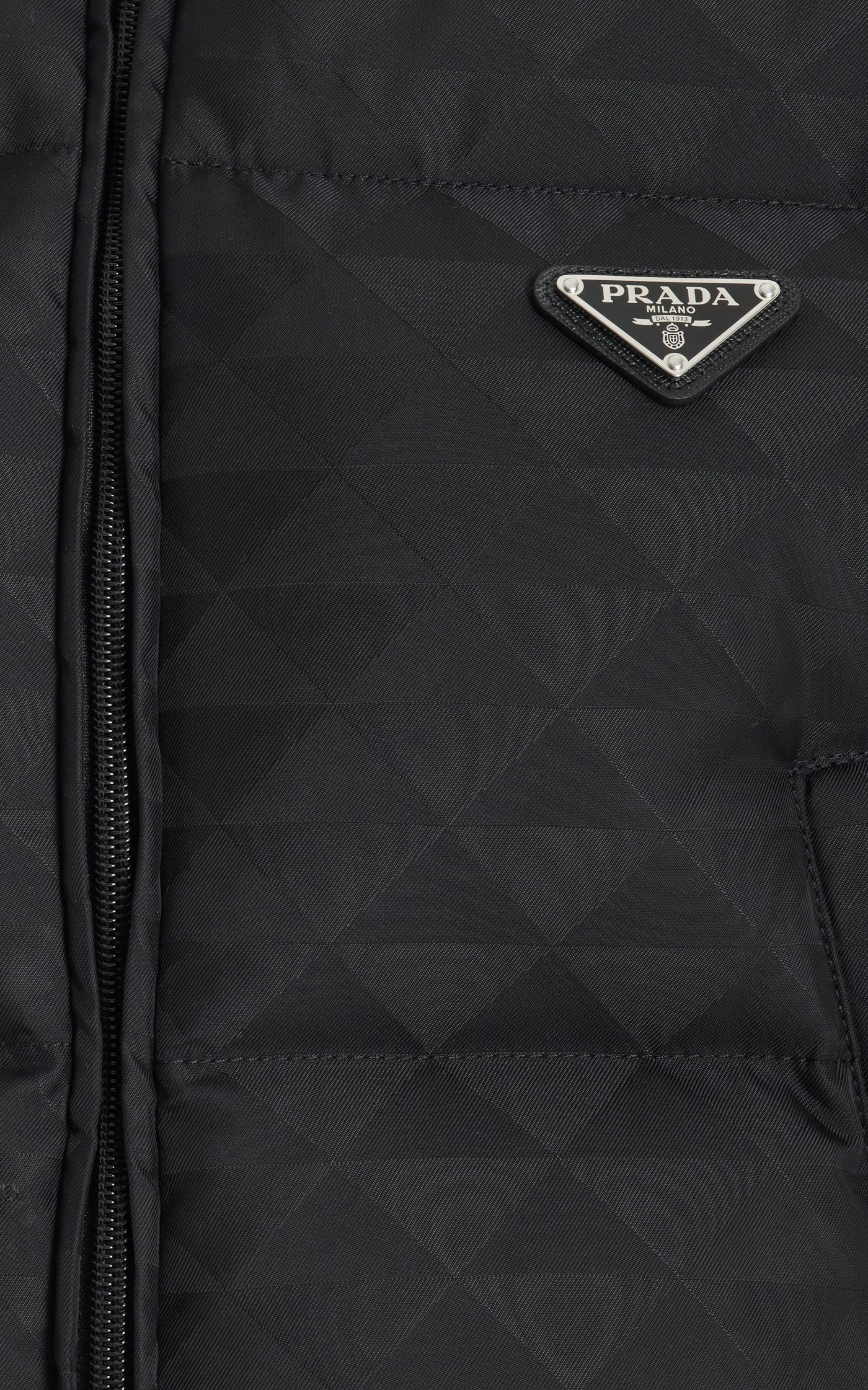 Re-Nylon Cropped Puffer Vest