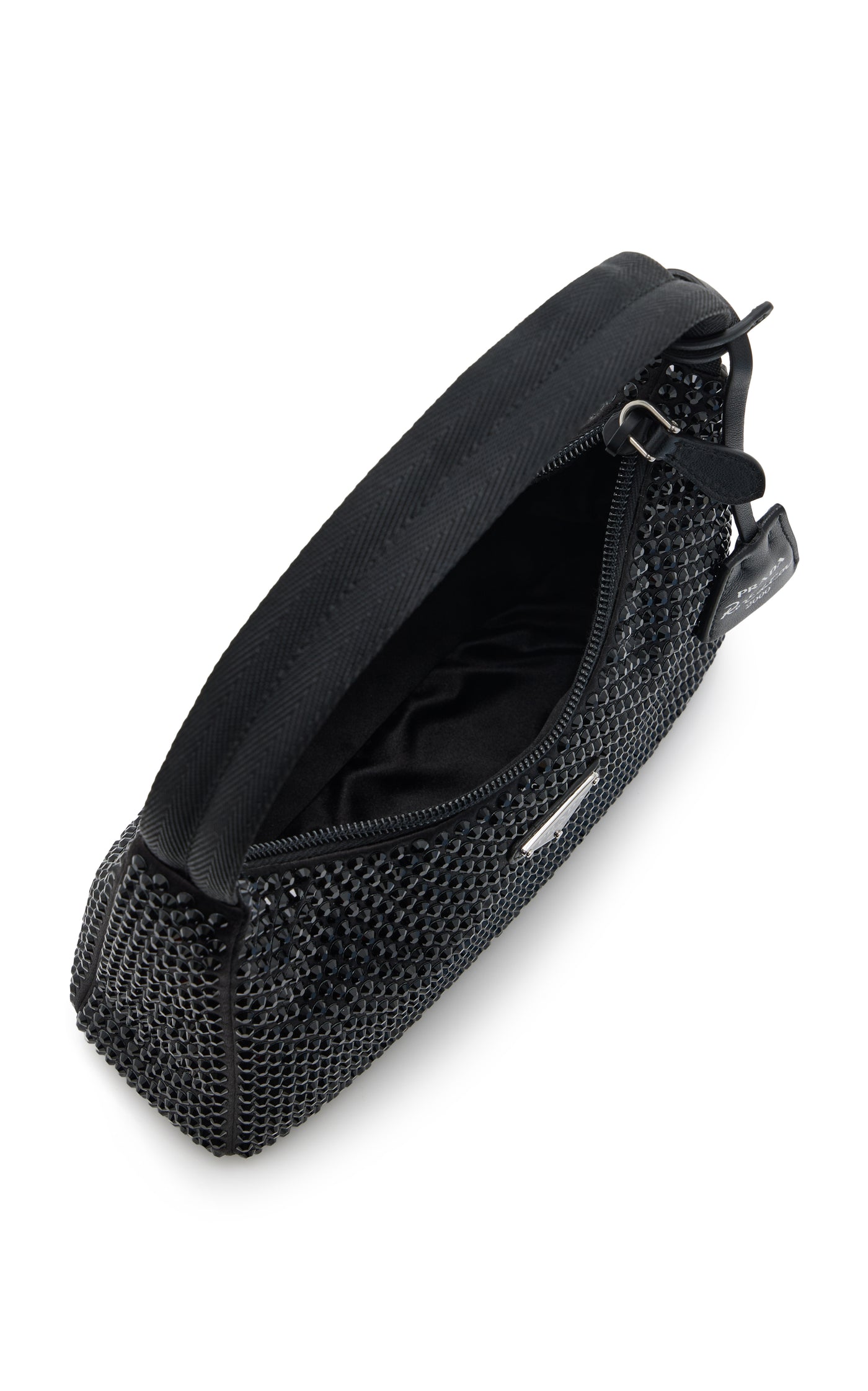 Re-Edition 2000 Crystal-Embellished Satin Mini Bag