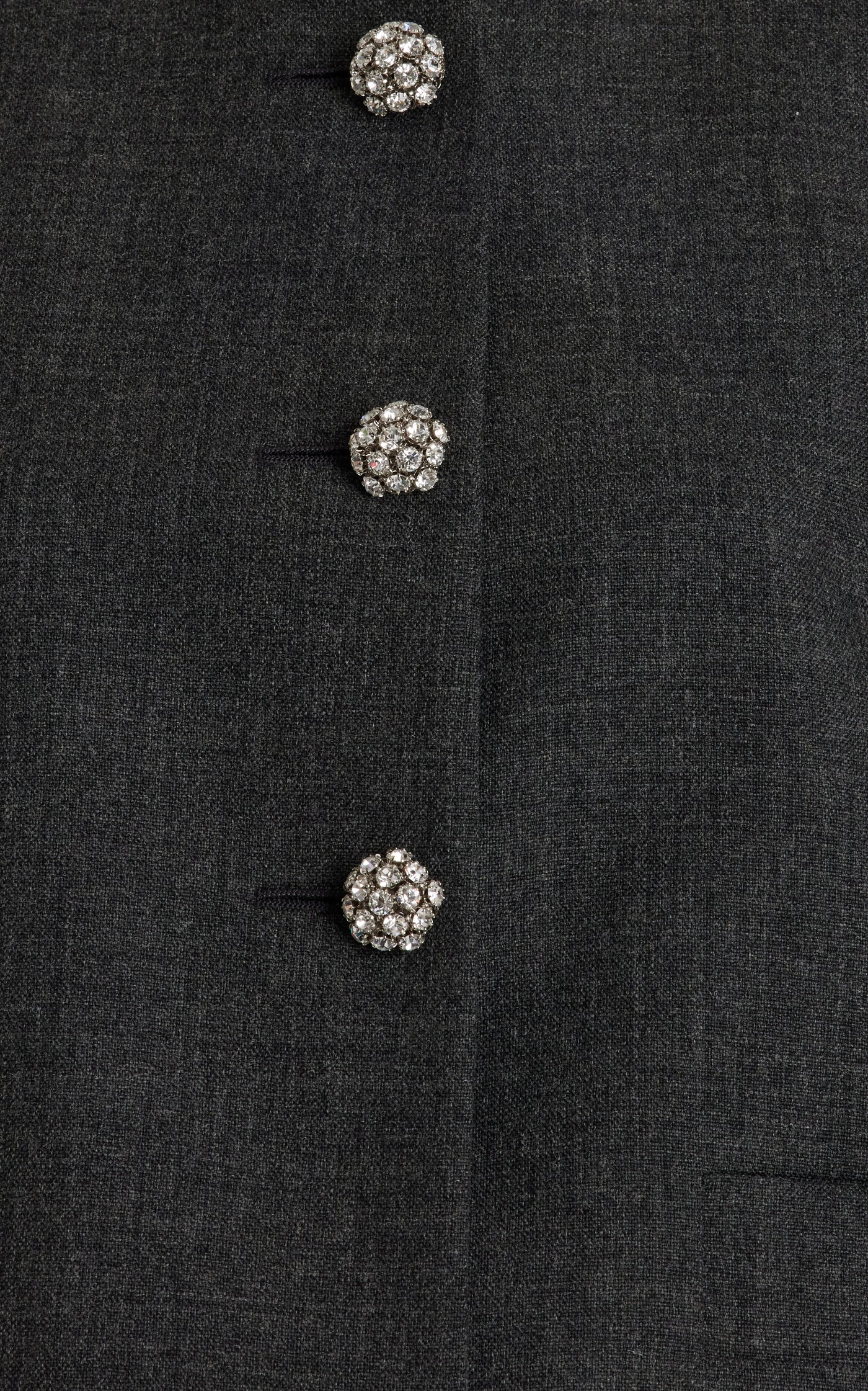 Feather-Embellished Wool Jacket