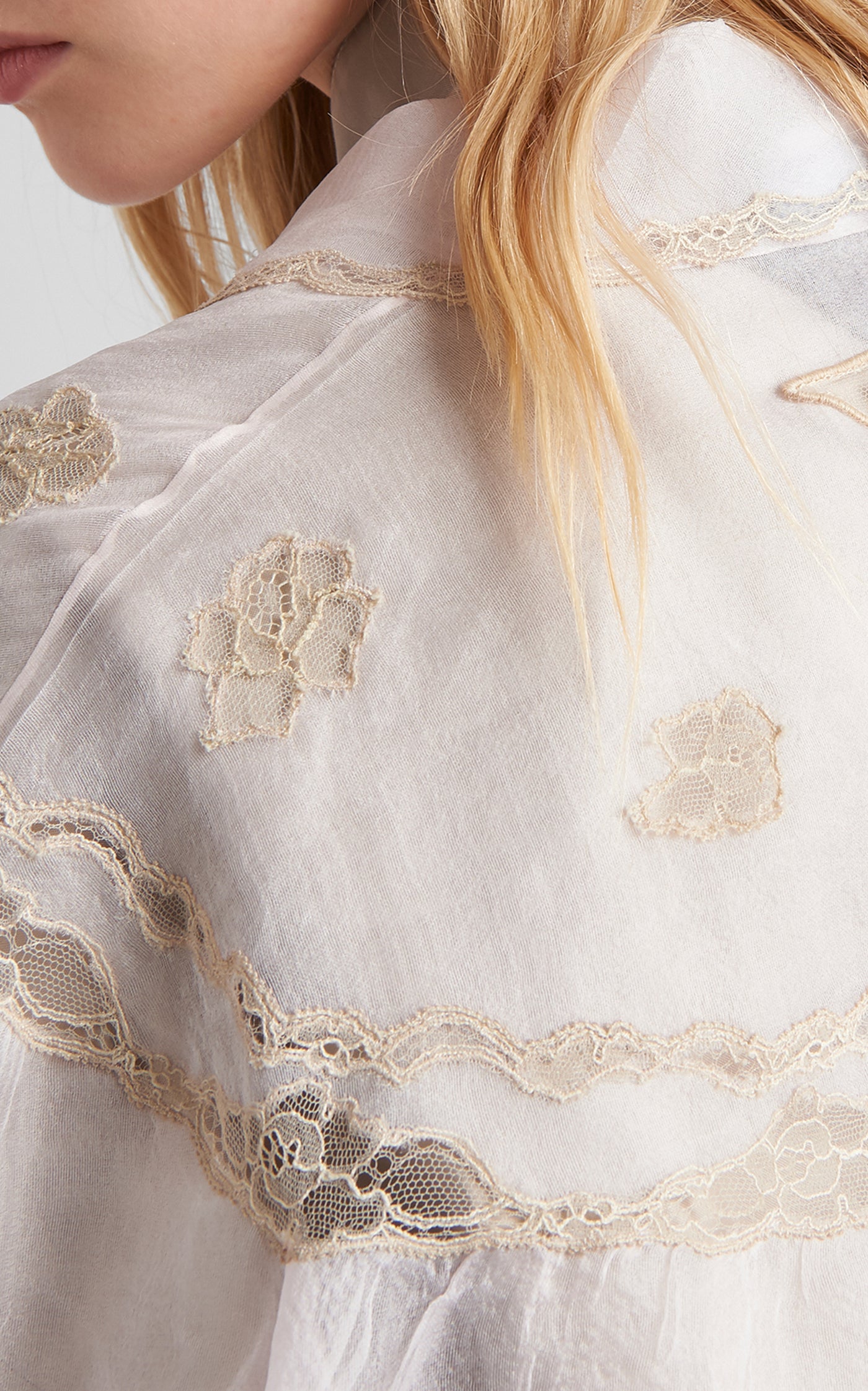 Embroidered Nylon Over Shirt