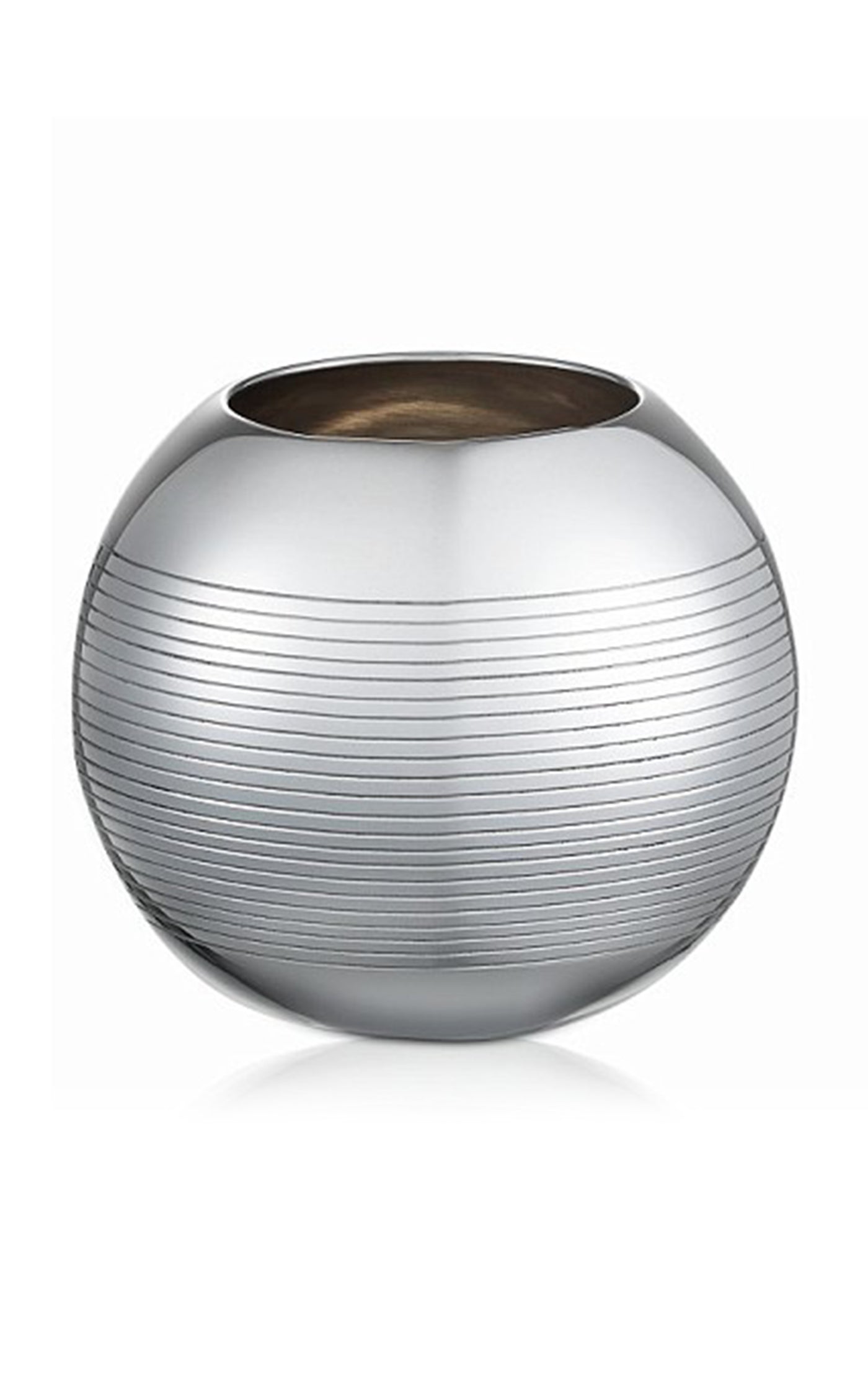 Pétanque Small Silver-Plated Vase