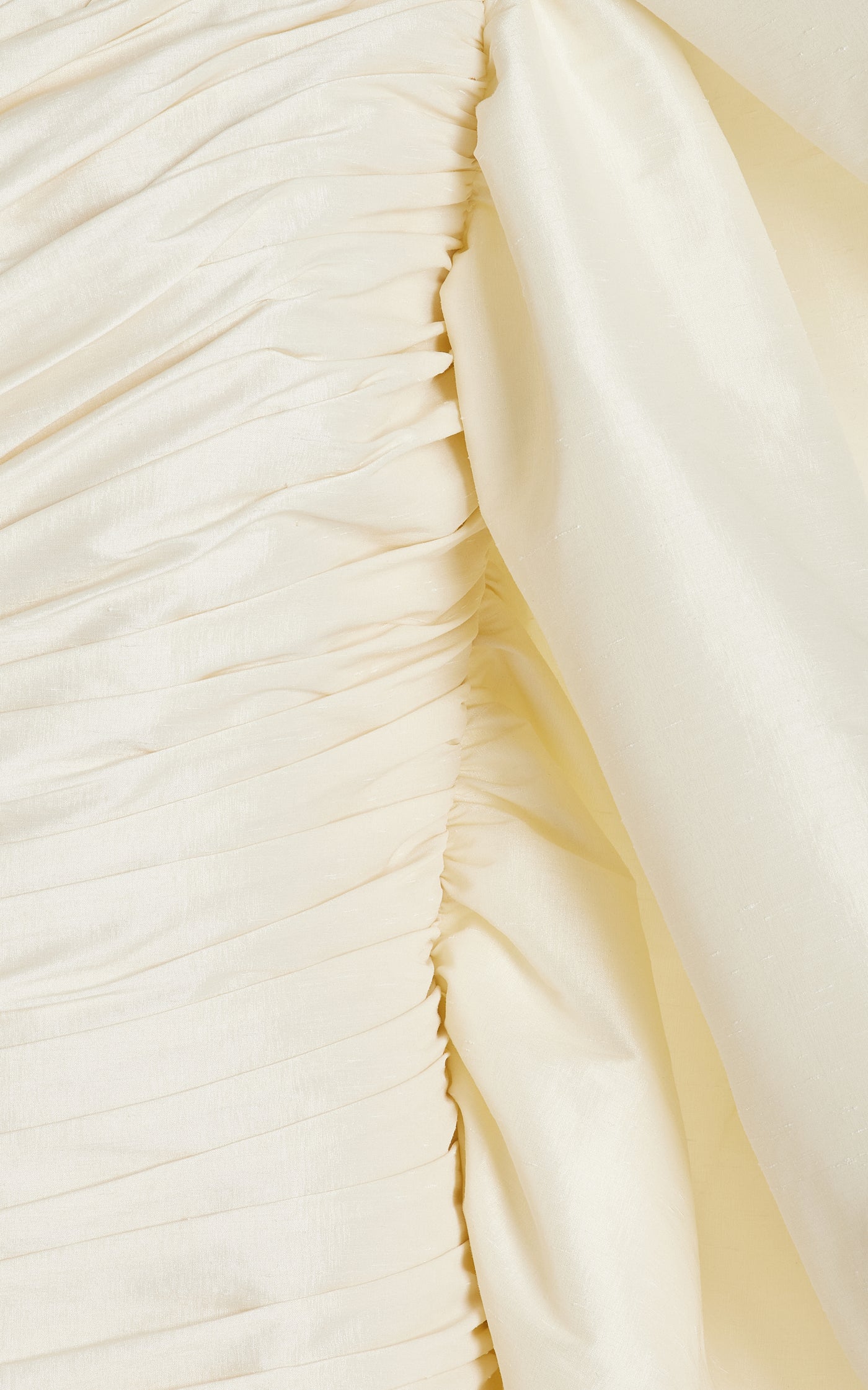 Marji Ruched Taffeta Mini Dress