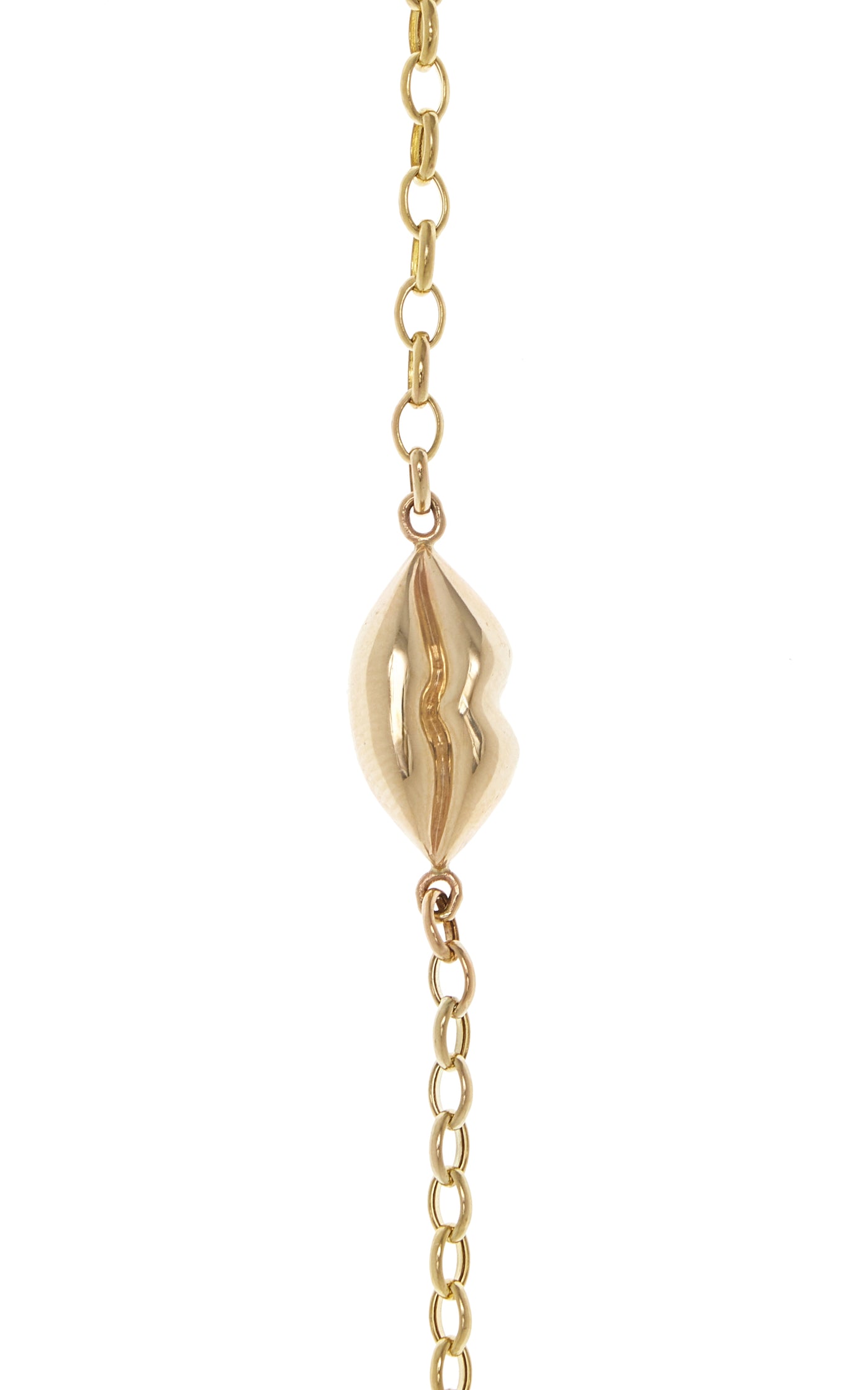 14k Yellow Gold Sweet Lips Bracelet
