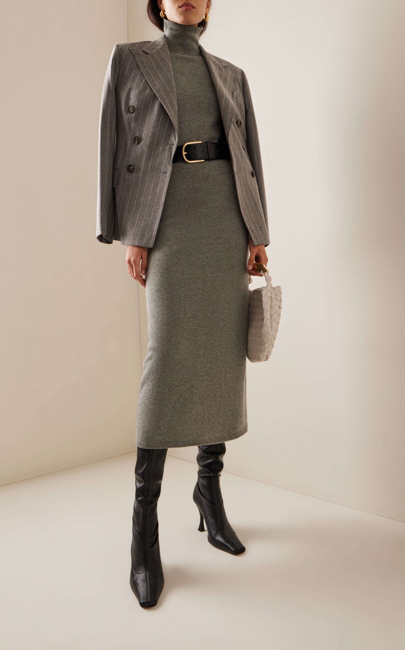 Safford Double-Breasted Wool Blazer