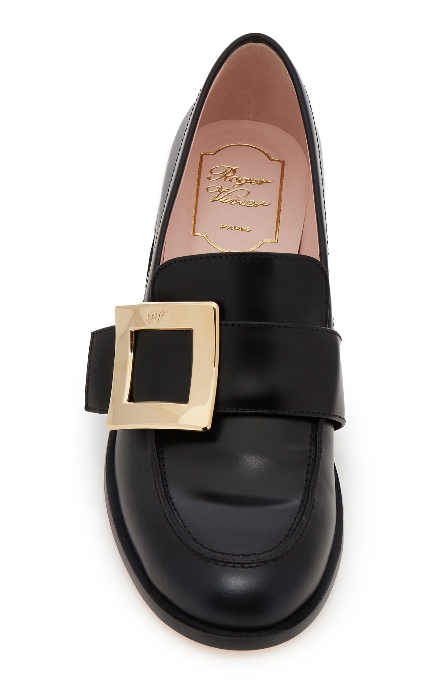 Viv' Rangers Buckle-Embellished Leather Loafers