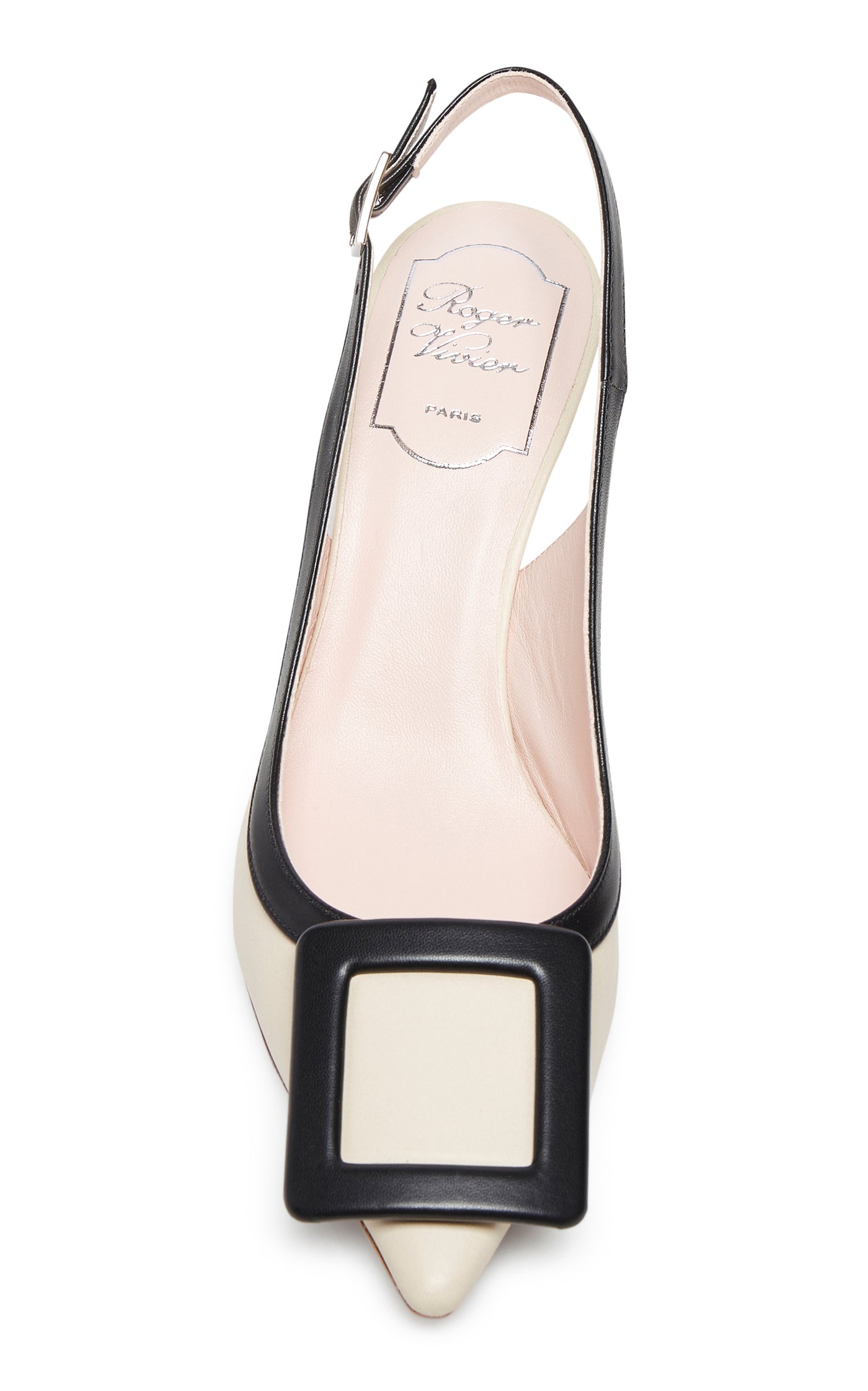 Viv In The City Leather Slingback Pumps
