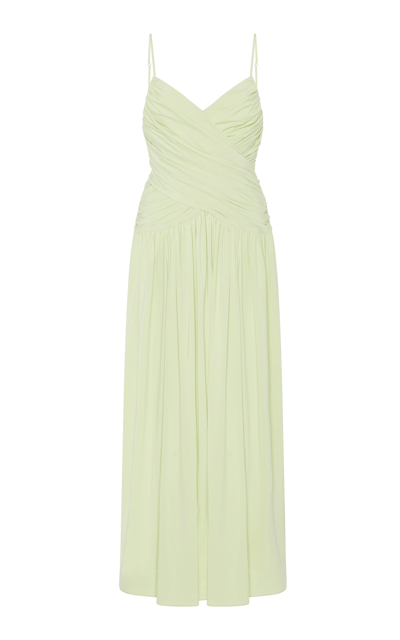 Ruched Jersey Midi Dress