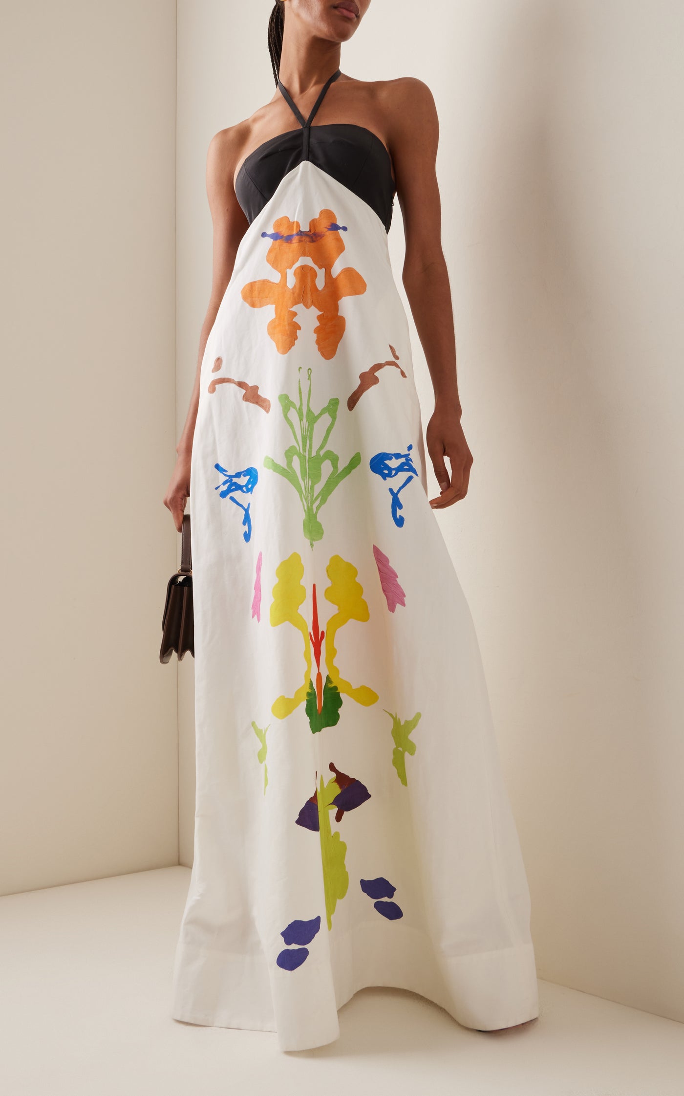 Rorschach Halter Maxi Dress